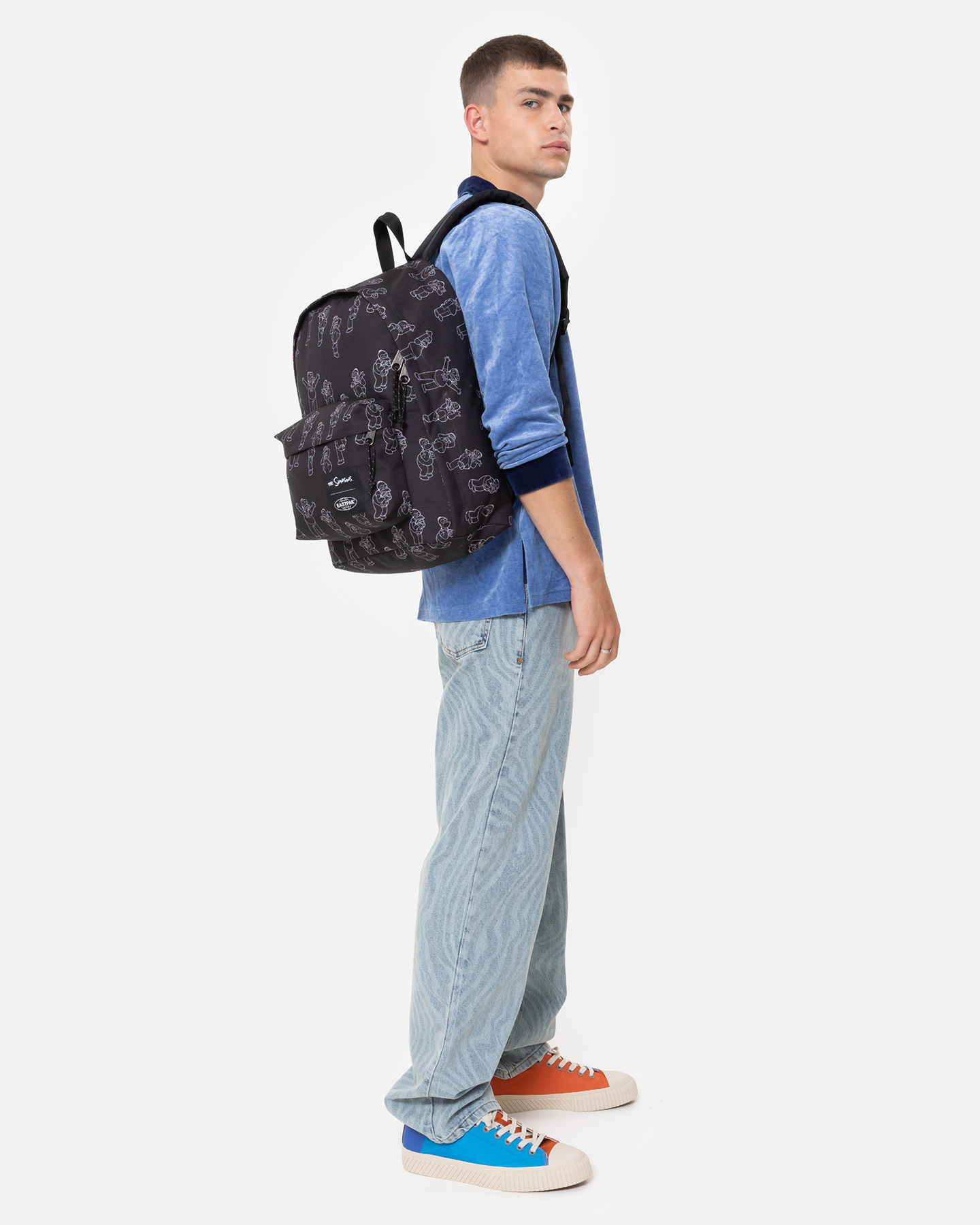 Zaino EASTPAK OUT OF OFFICE THE SIMPSONS - Nero - 3 | Cisalfa Sport