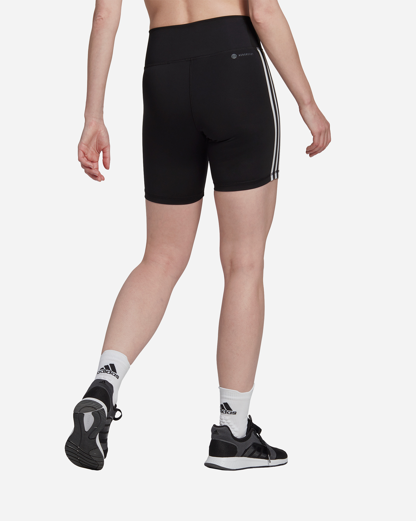 Short training ADIDAS 3STRIPES W - Nero - 3 | Cisalfa Sport