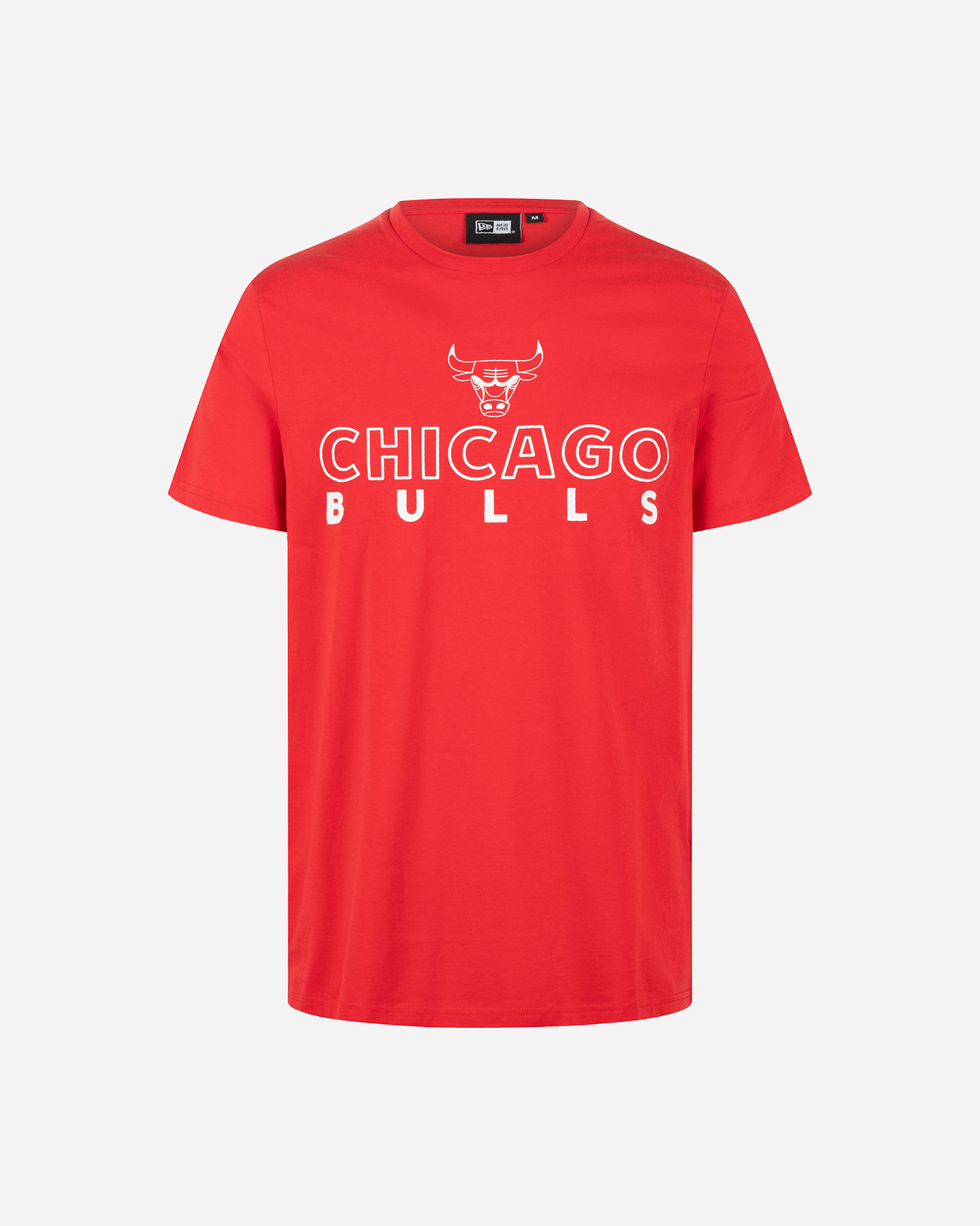 Image of New Era Wordmark Logo Chicago Bulls M - T-shirt - Uomo018