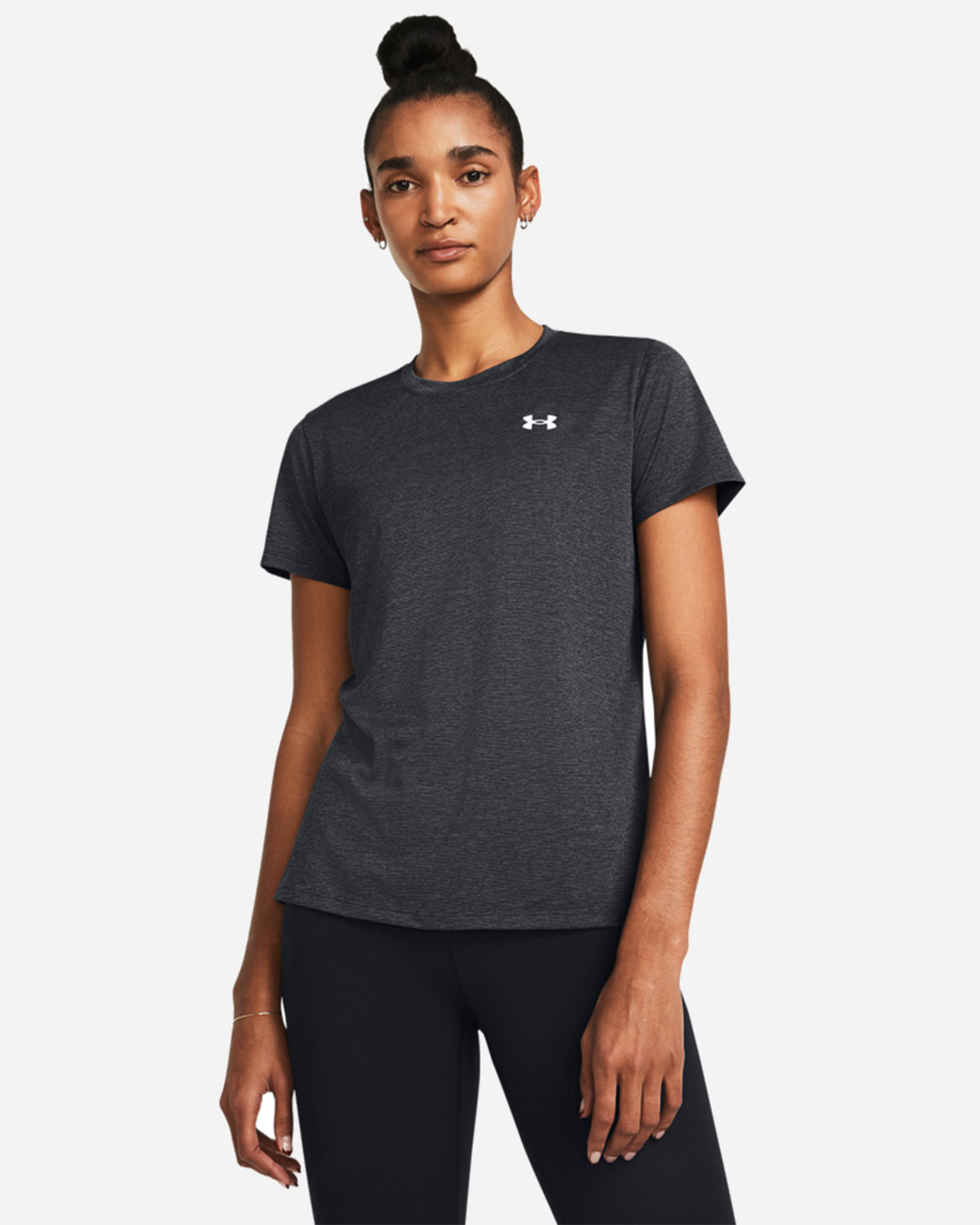 T-shirt training UNDER ARMOUR SMALL LOGO BUBBLE W - Nero - 2 | Cisalfa Sport