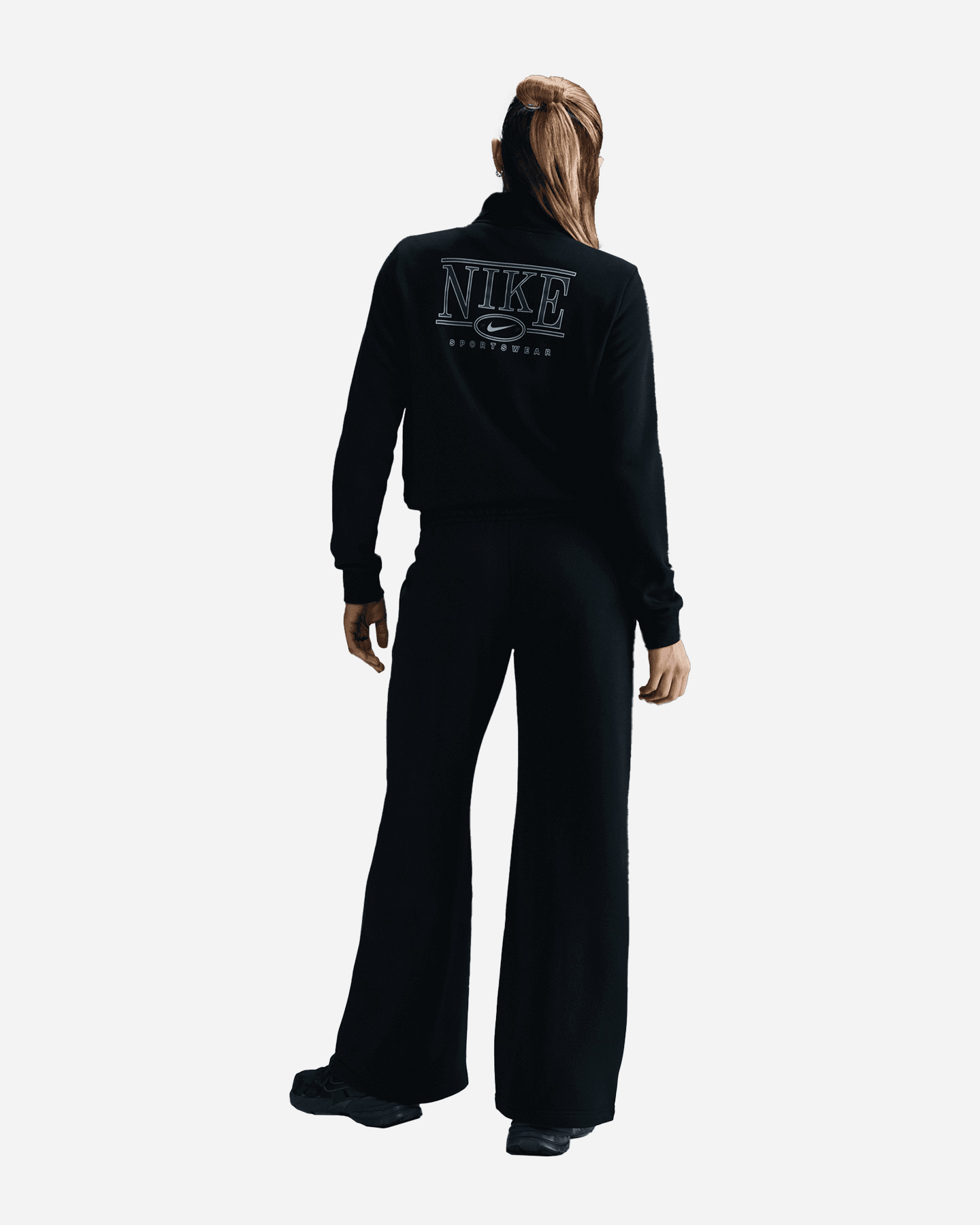 Pantalone NIKE CLUB W - Nero - 3 | Cisalfa Sport