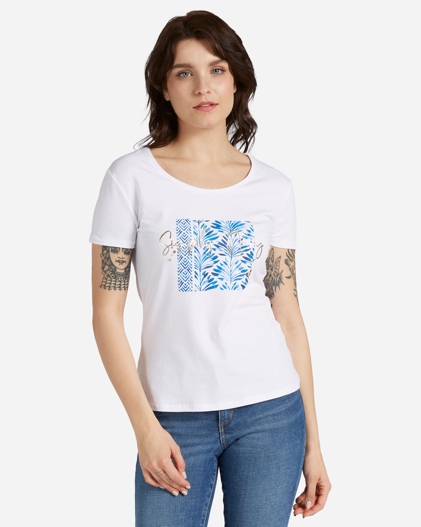 T-shirt DACK'S ESSENTIAL W - Bianco - 0 | Cisalfa Sport