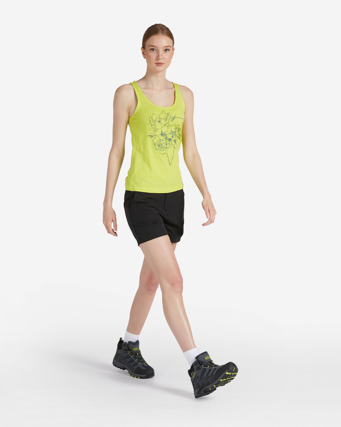 T-shirt 8848 MOUNTAIN ESSENTIAL W - Giallo - 3 | Cisalfa Sport