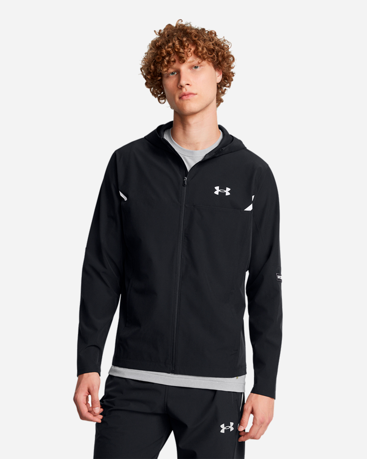 Felpa training UNDER ARMOUR TECH REFLECTIVE M - Nero - 2 | Cisalfa Sport