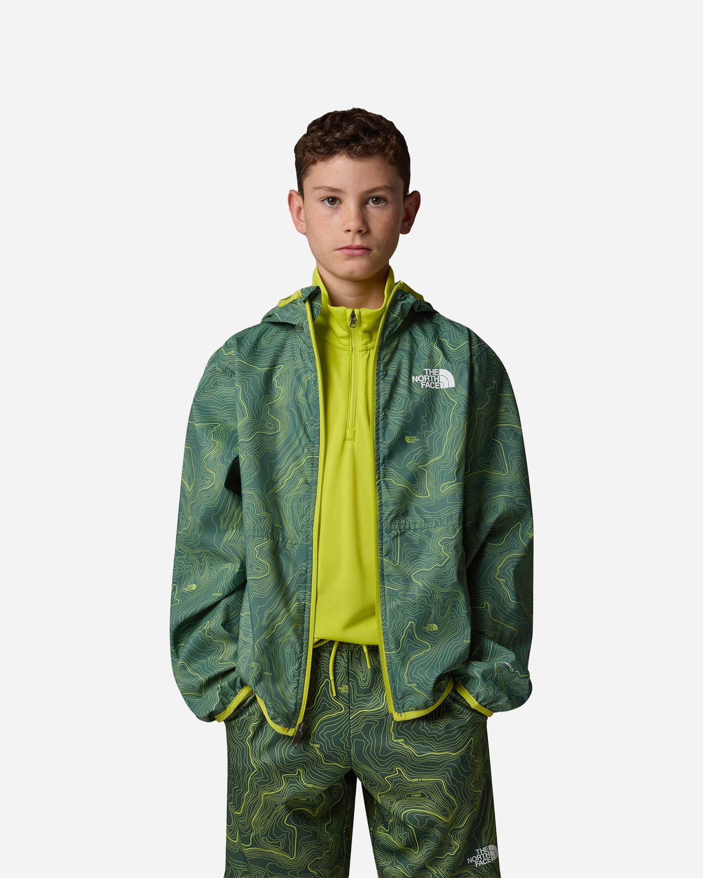Giubbotto THE NORTH FACE CYCLONE WIND JR - Verde - 3 | Cisalfa Sport