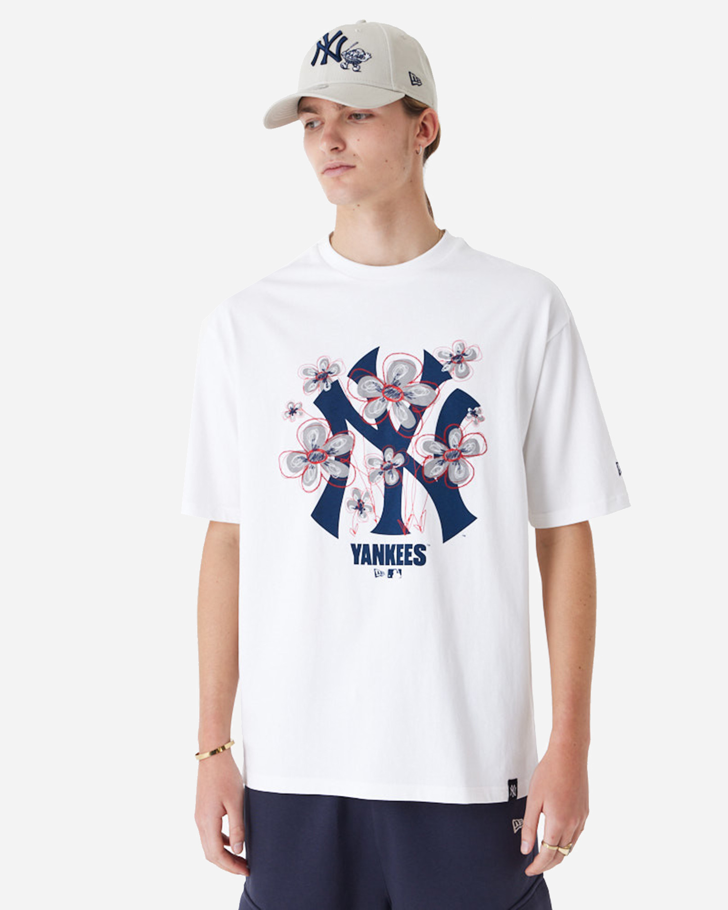 T-shirt NEW ERA MLB FLORAL NEW YORK YANKEES M - 0 | Cisalfa Sport