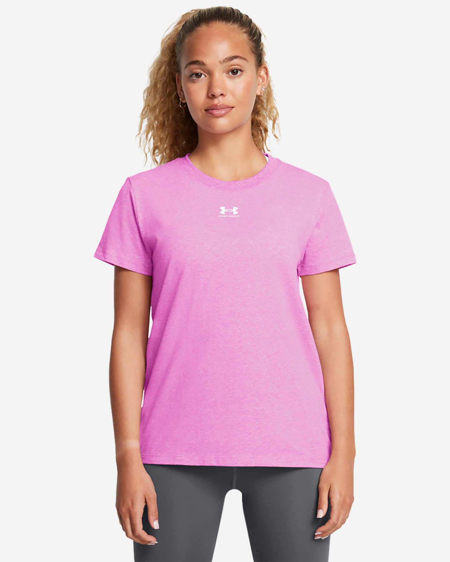 T-shirt UNDER ARMOUR RIVAL CORE W - 0 | Cisalfa Sport