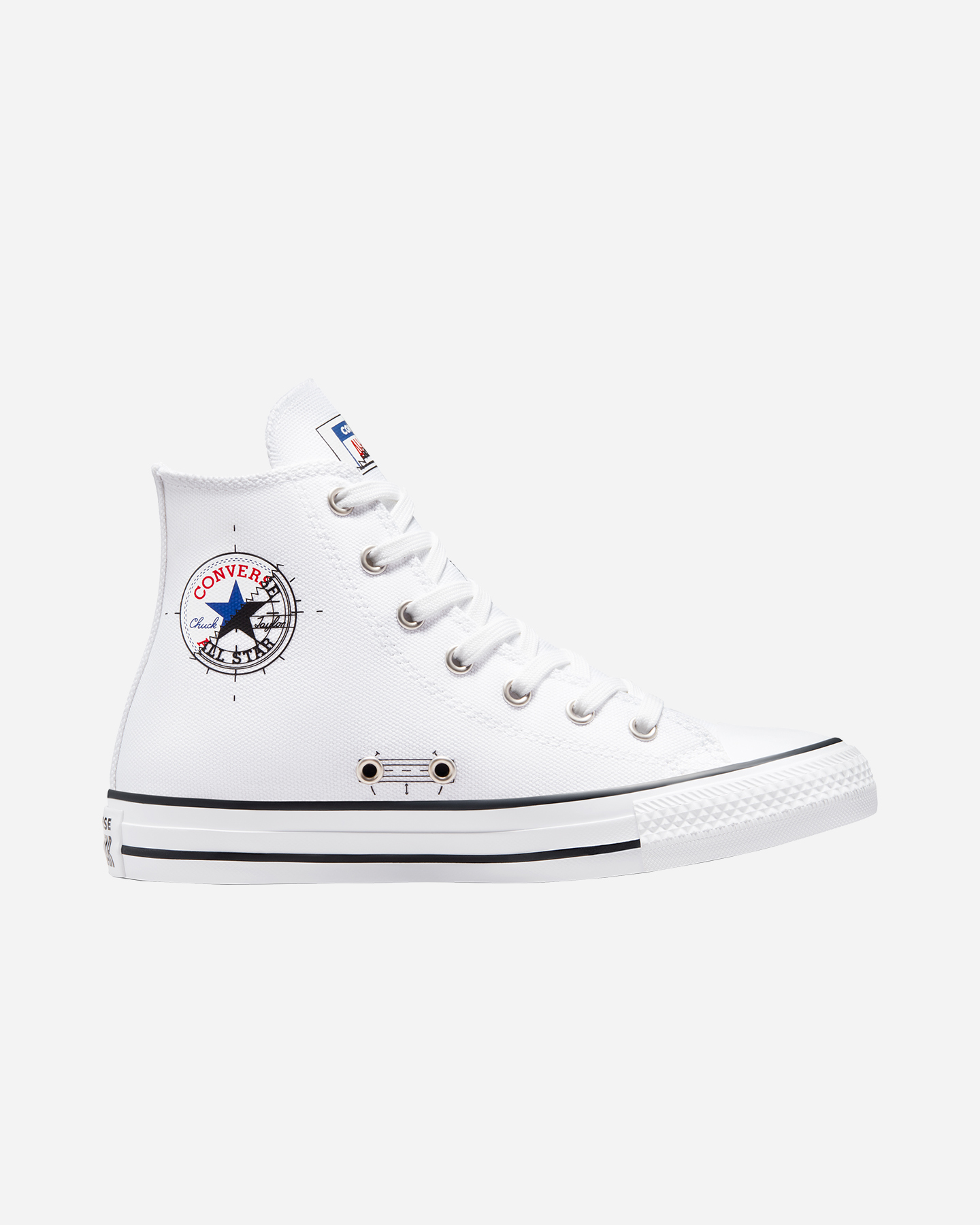 Scarpe sneakers CONVERSE CHUCK TAYLOR ALL STAR HIGH GS OPTICAL JR - 0 | Cisalfa Sport