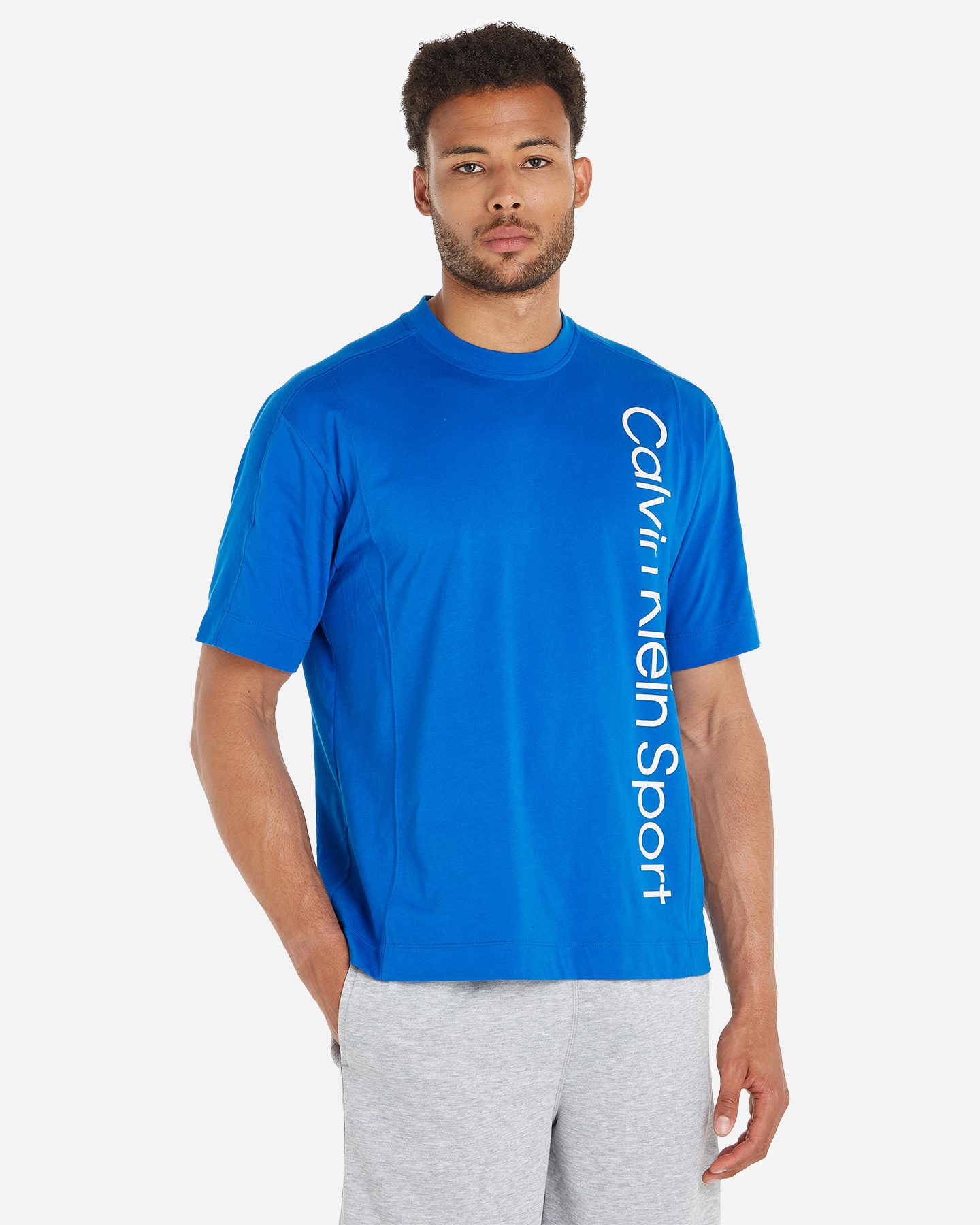 T-shirt CALVIN KLEIN SPORT ICON LOGO SPORT M - Blu royal - 0 | Cisalfa Sport