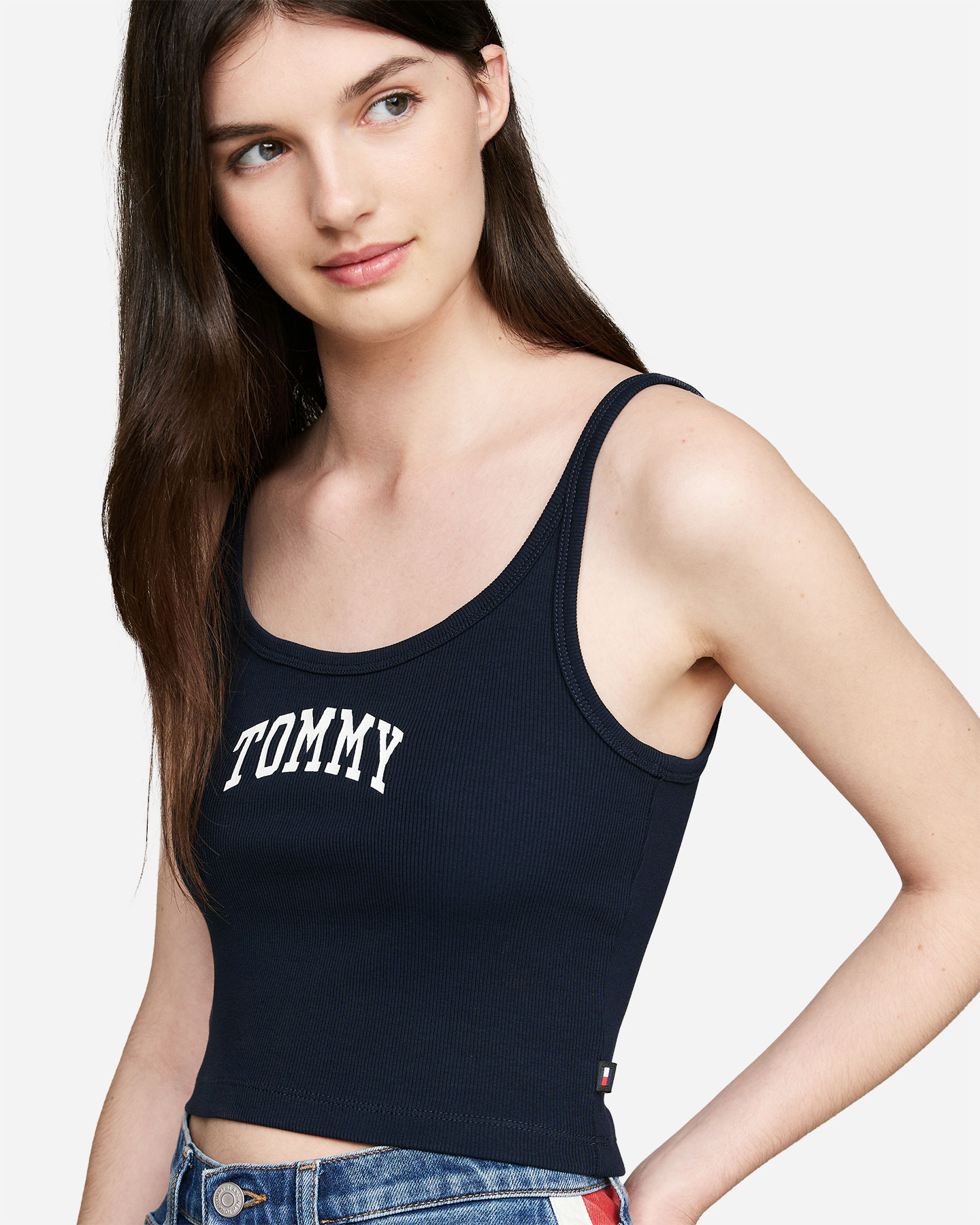 Canotta TOMMY HILFIGER CROP VARSITY W - 3 | Cisalfa Sport