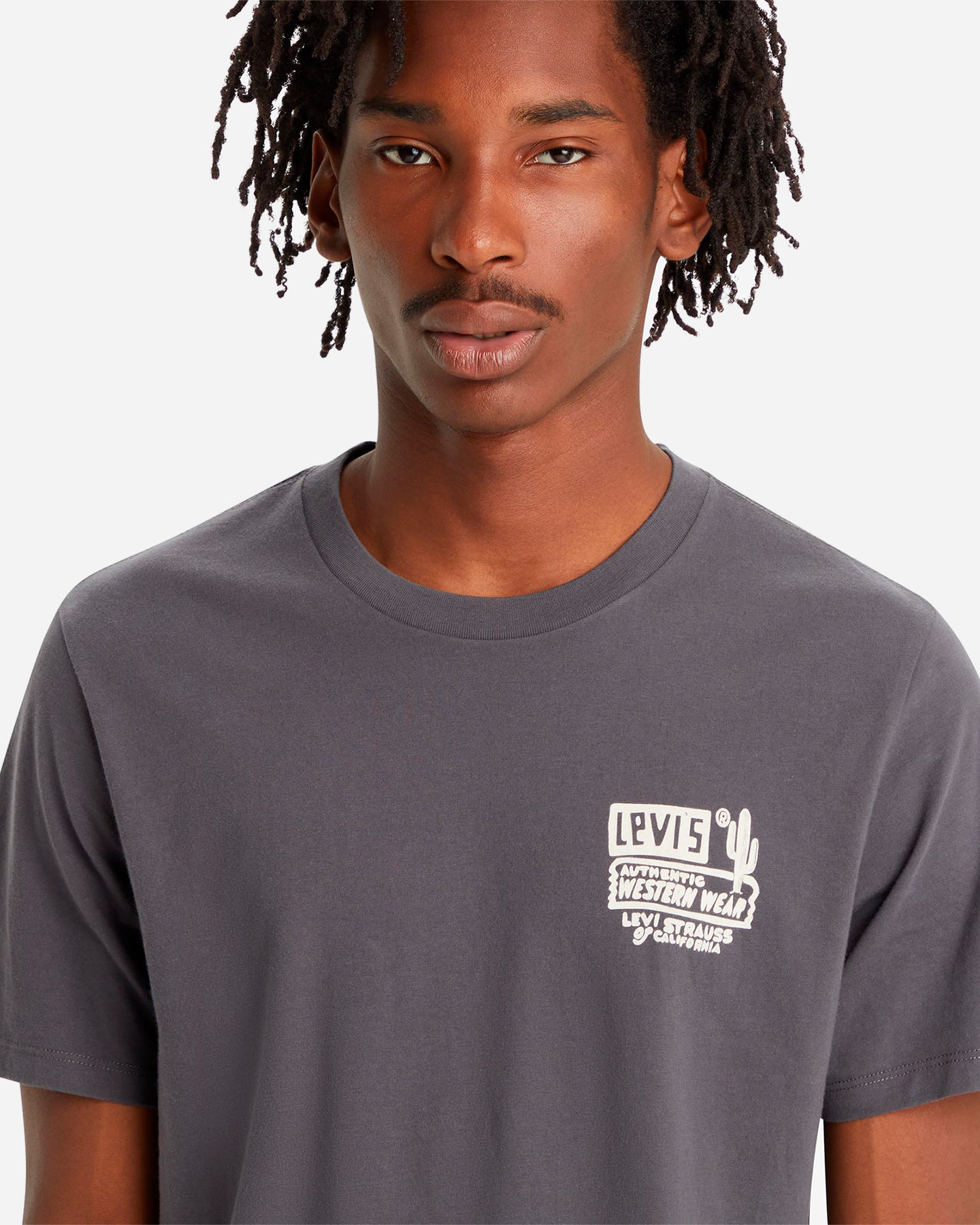 T-shirt LEVI'S BACK LOGO CACTUS M - Grigio - 4 | Cisalfa Sport