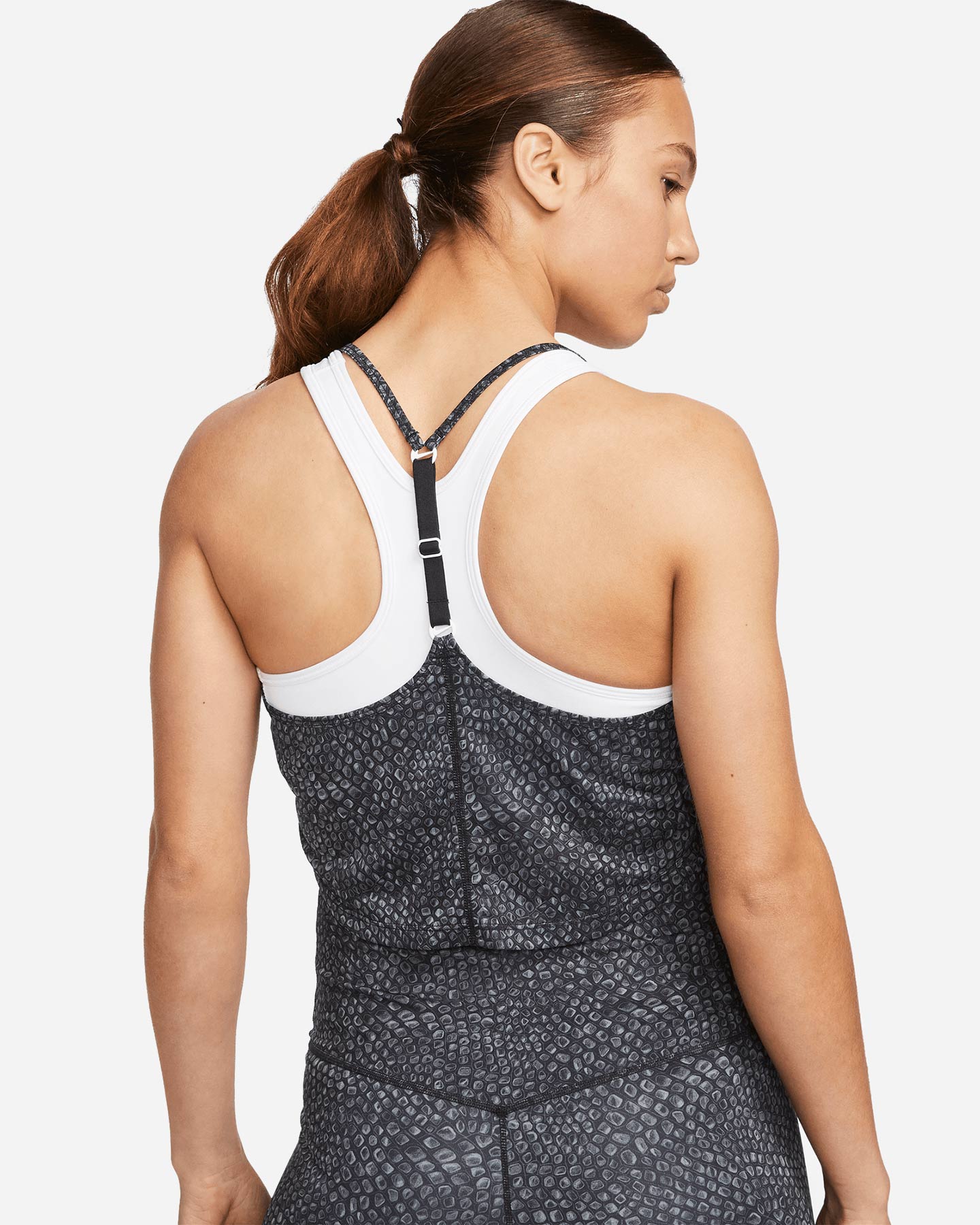Canotta training NIKE CROP ALL OVER PRINTED W - Nero - 2 | Cisalfa Sport