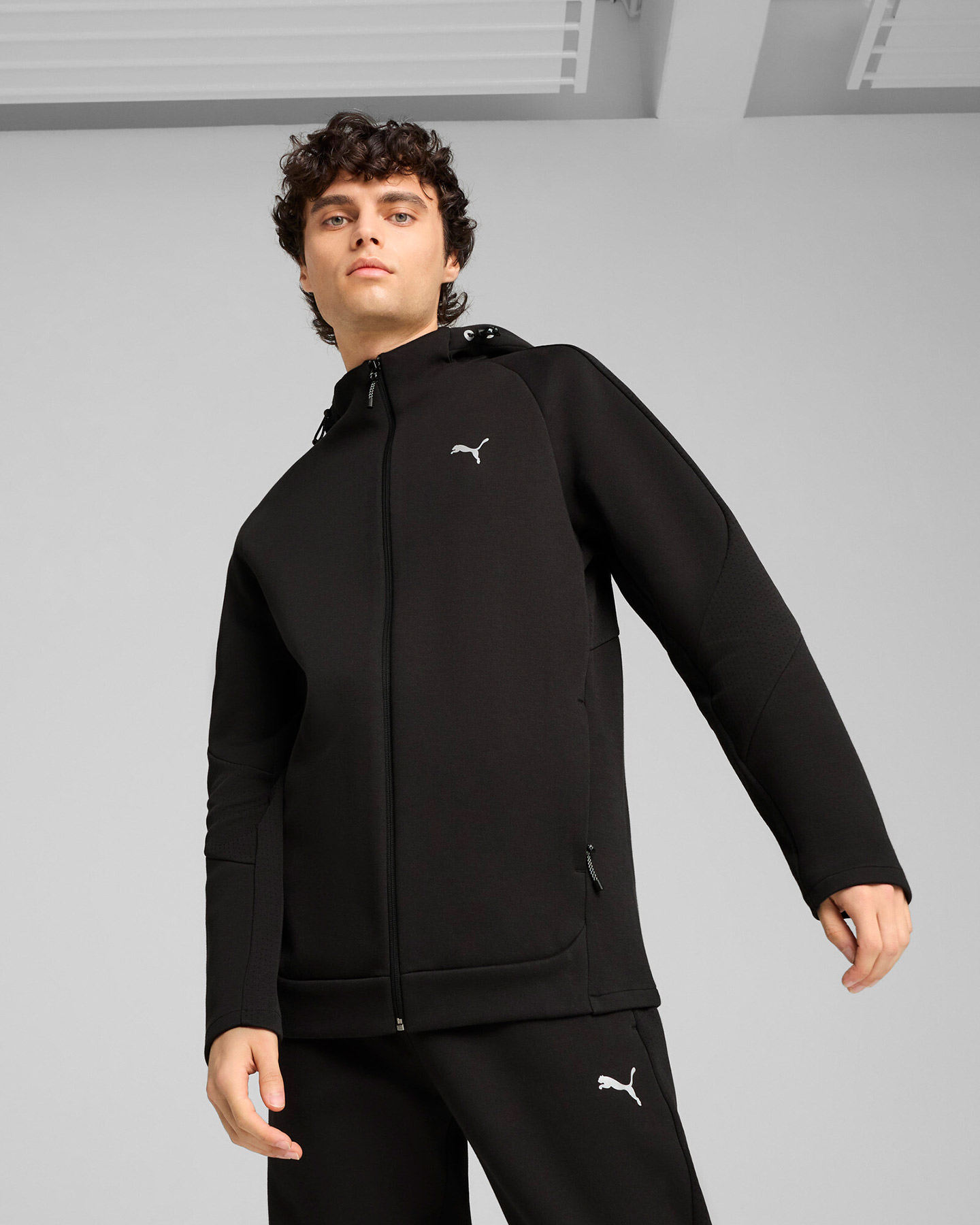 Felpa PUMA EVOSTRIPE KNIT M - Nero - 2 | Cisalfa Sport