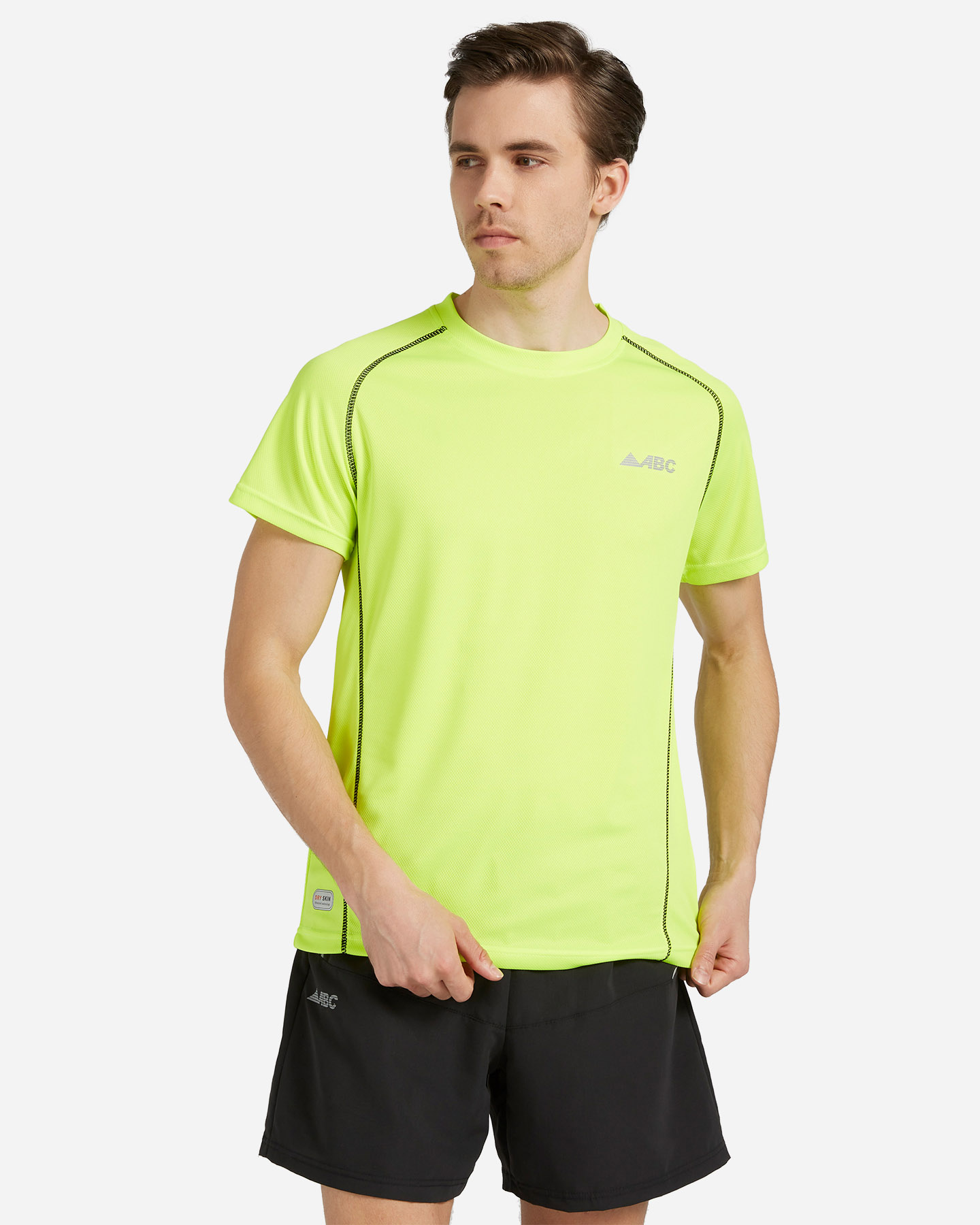 T-shirt running ABC RUN M - Giallo - 0 | Cisalfa Sport
