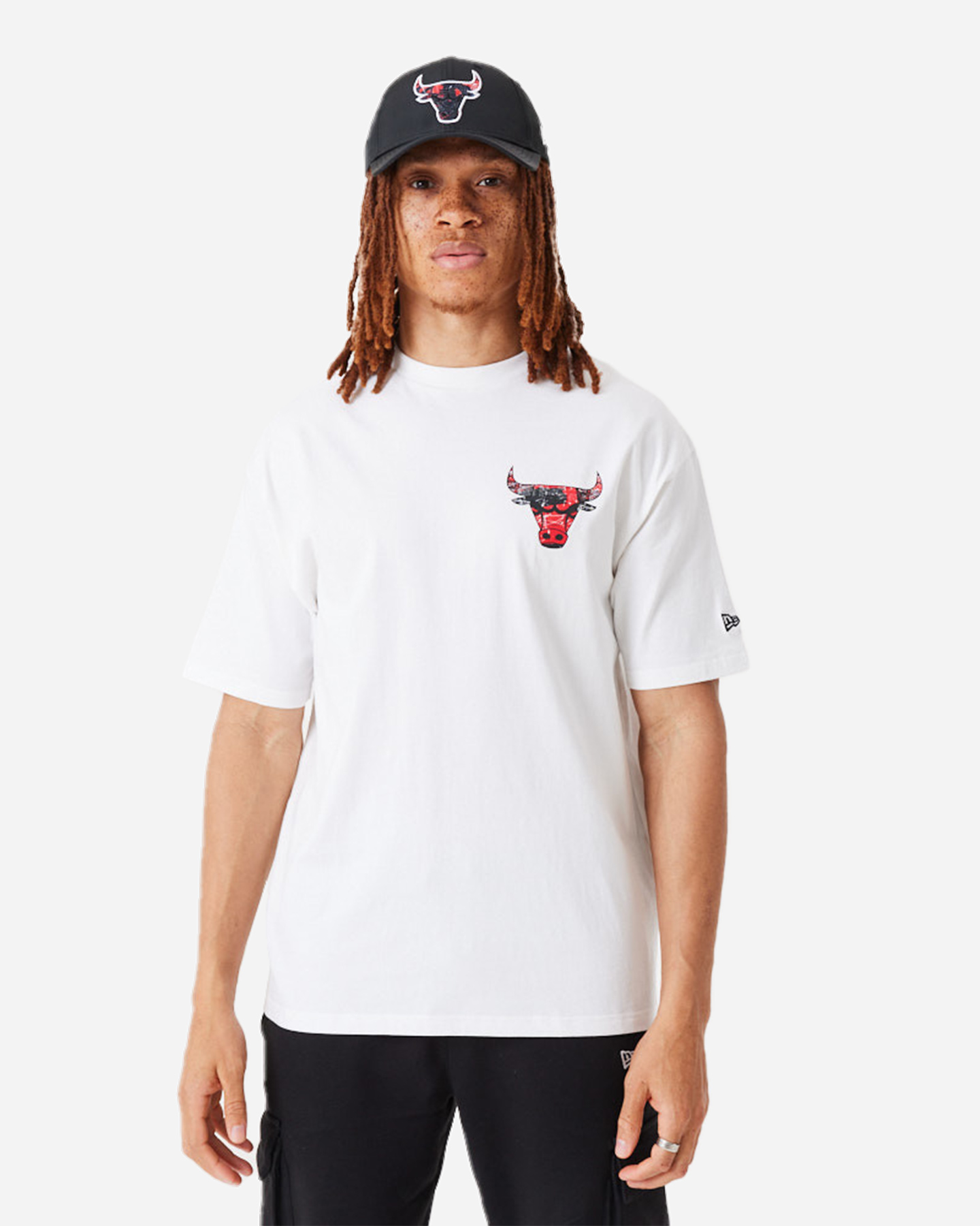 T-shirt NEW ERA INFILL LOGO CHICAGO BULLS - Bianco - 0 | Cisalfa Sport