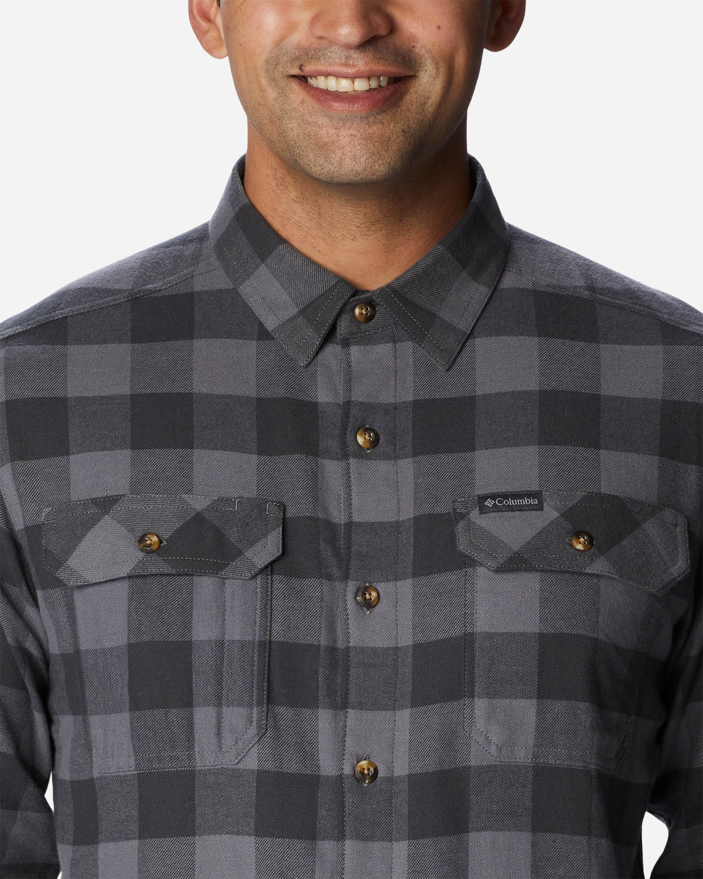Camicia COLUMBIA FLARE GUN M - Grigio - 4 | Cisalfa Sport