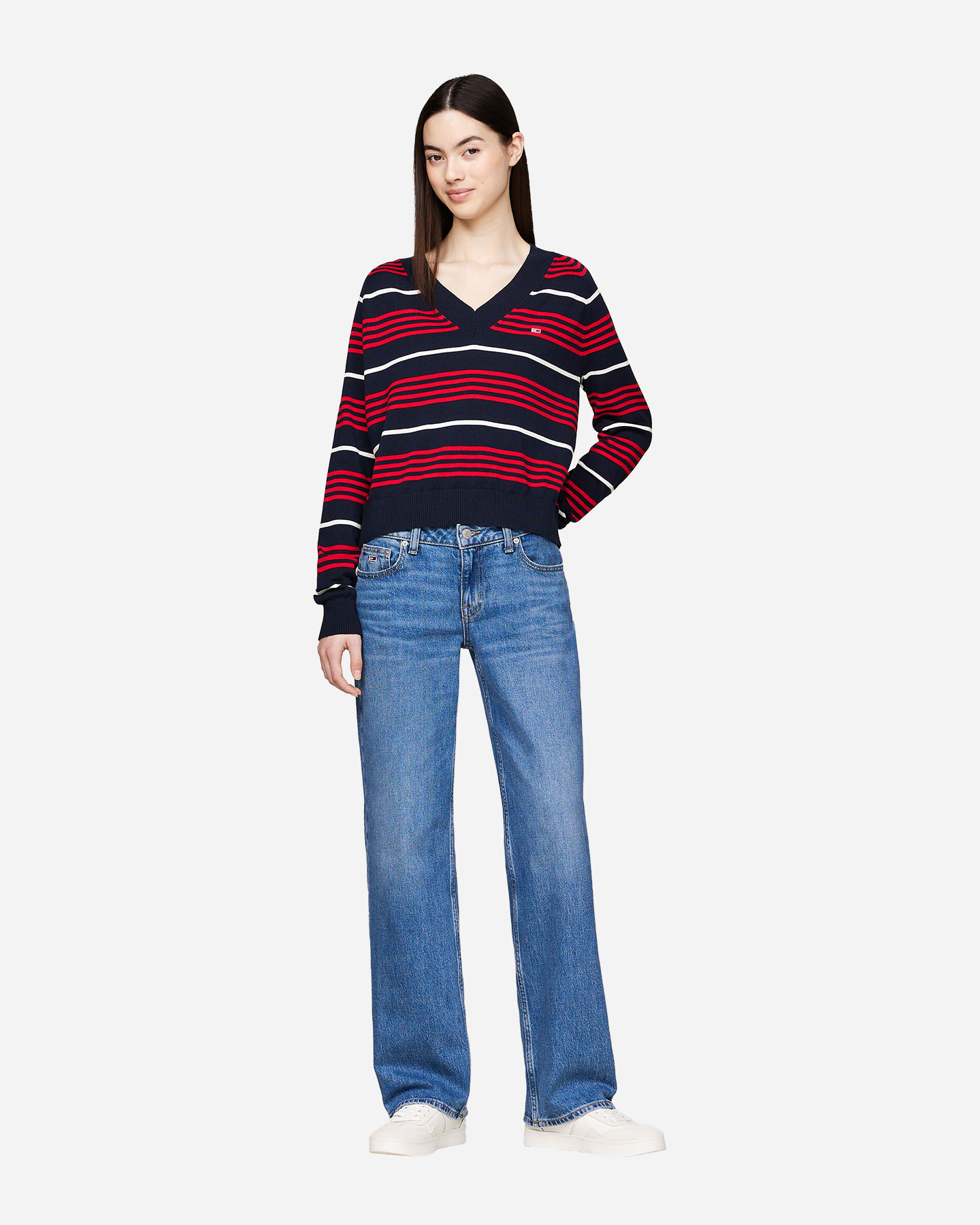 Maglione TOMMY HILFIGER V-STRIPE W - 2 | Cisalfa Sport