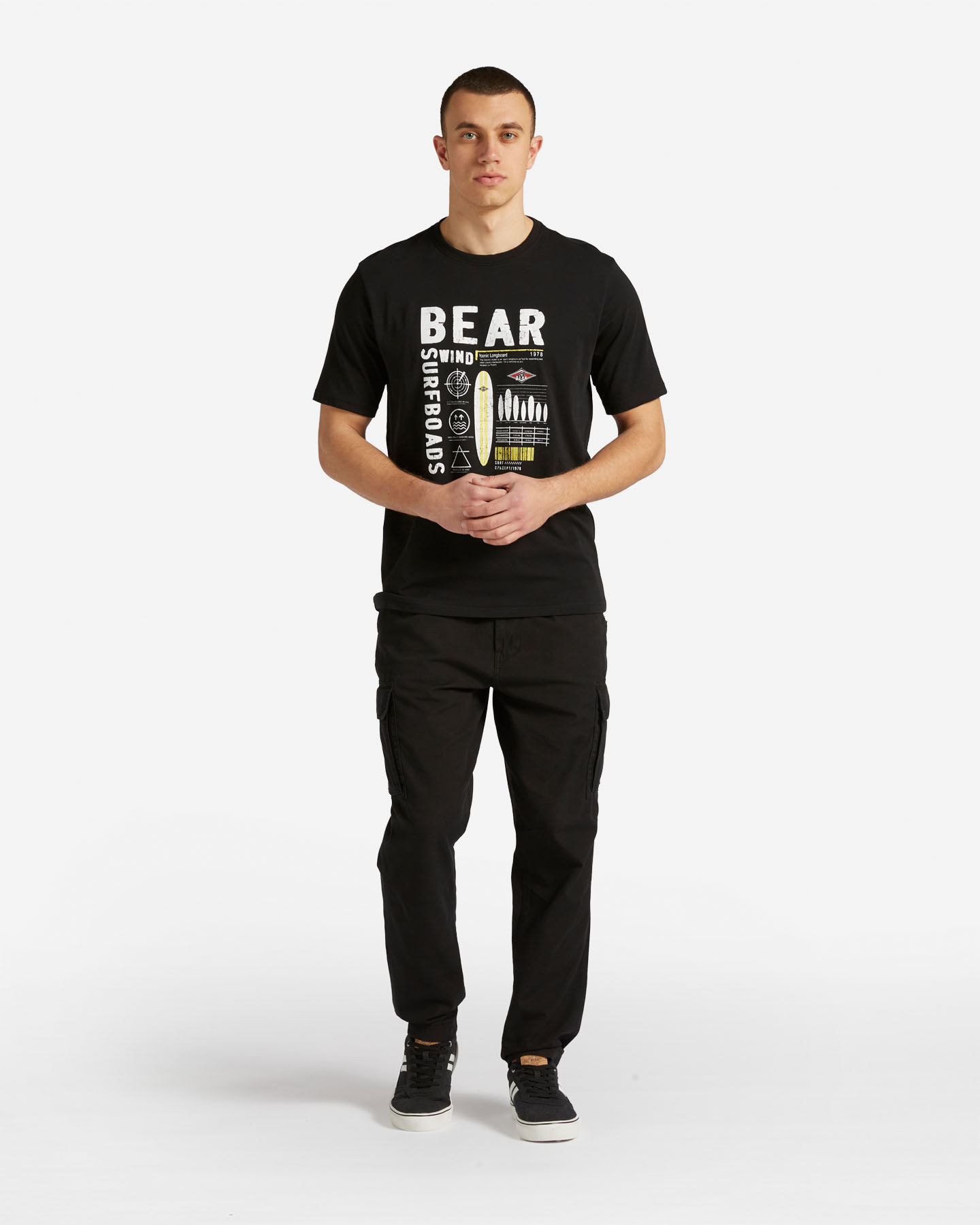 T-shirt BEAR HERITAGE M - Nero - 1 | Cisalfa Sport
