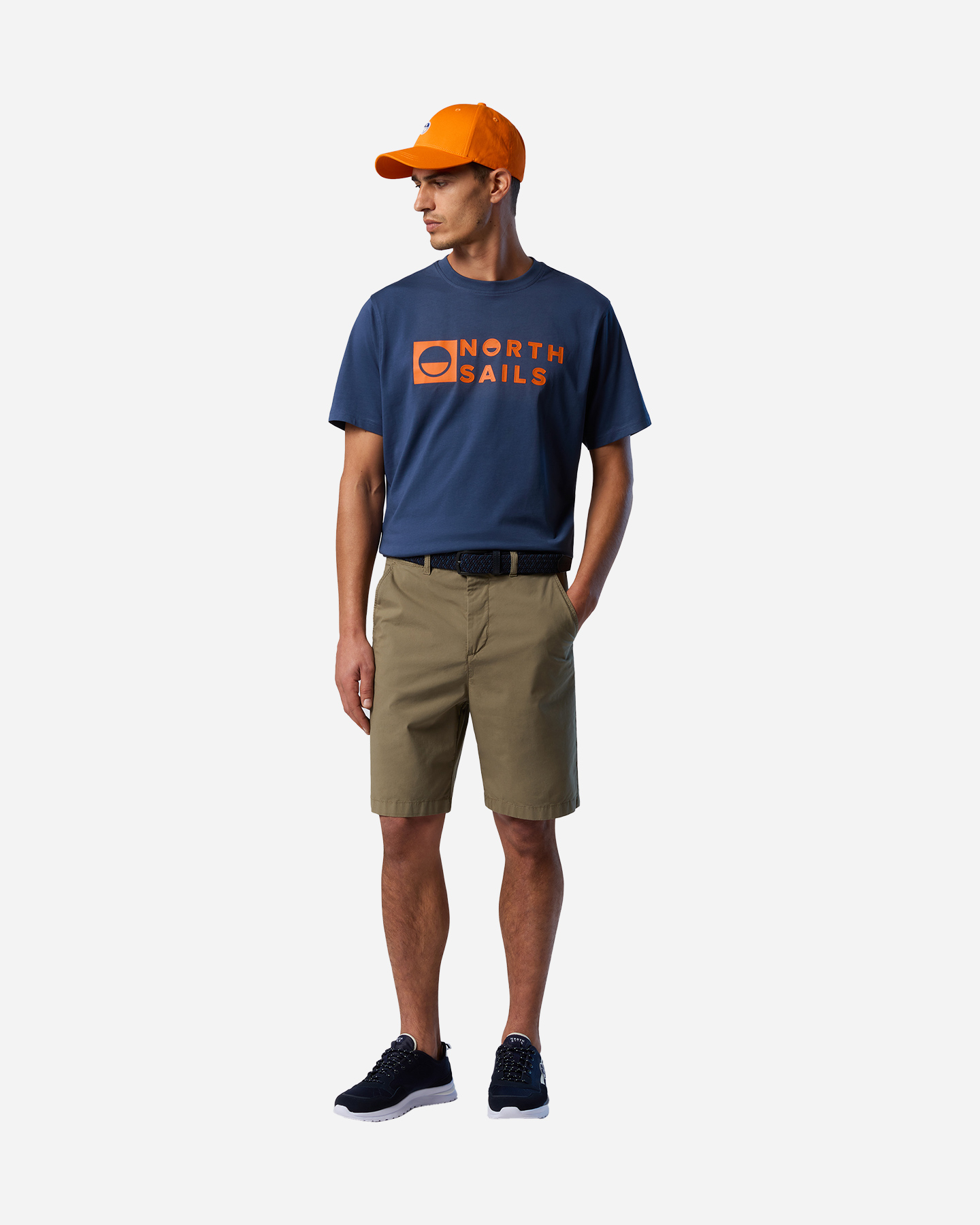 Bermuda NORTH SAILS CHINO POPELINE REGULAR M - Verde - 3 | Cisalfa Sport