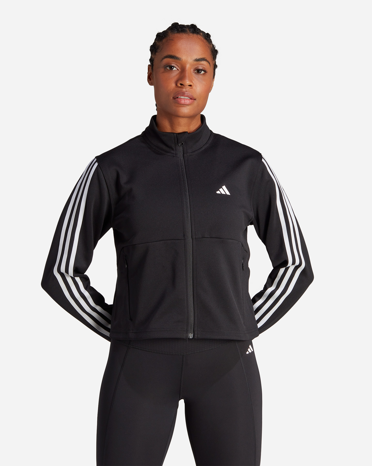 Felpa training ADIDAS 3STRIPES W - Nero - 1 | Cisalfa Sport