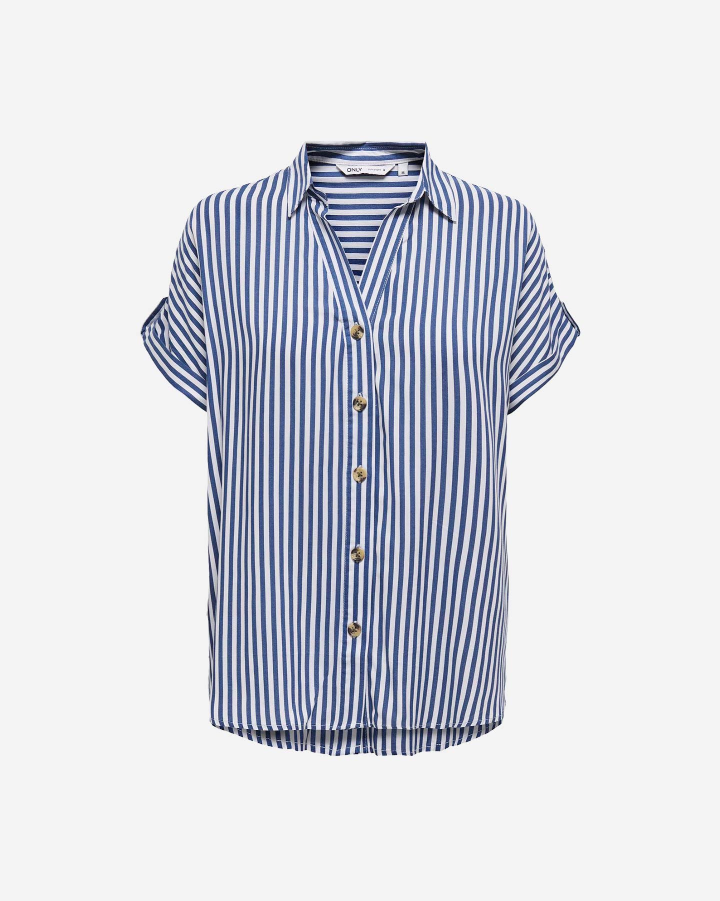 Camicia ONLY YASMIN W - Blu - 0 | Cisalfa Sport
