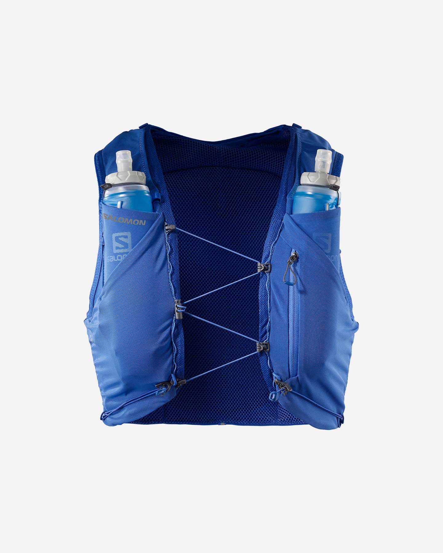 Zaino trail running SALOMON ADV SKIN 5 WITH FLASKS - Blu - 1 | Cisalfa Sport