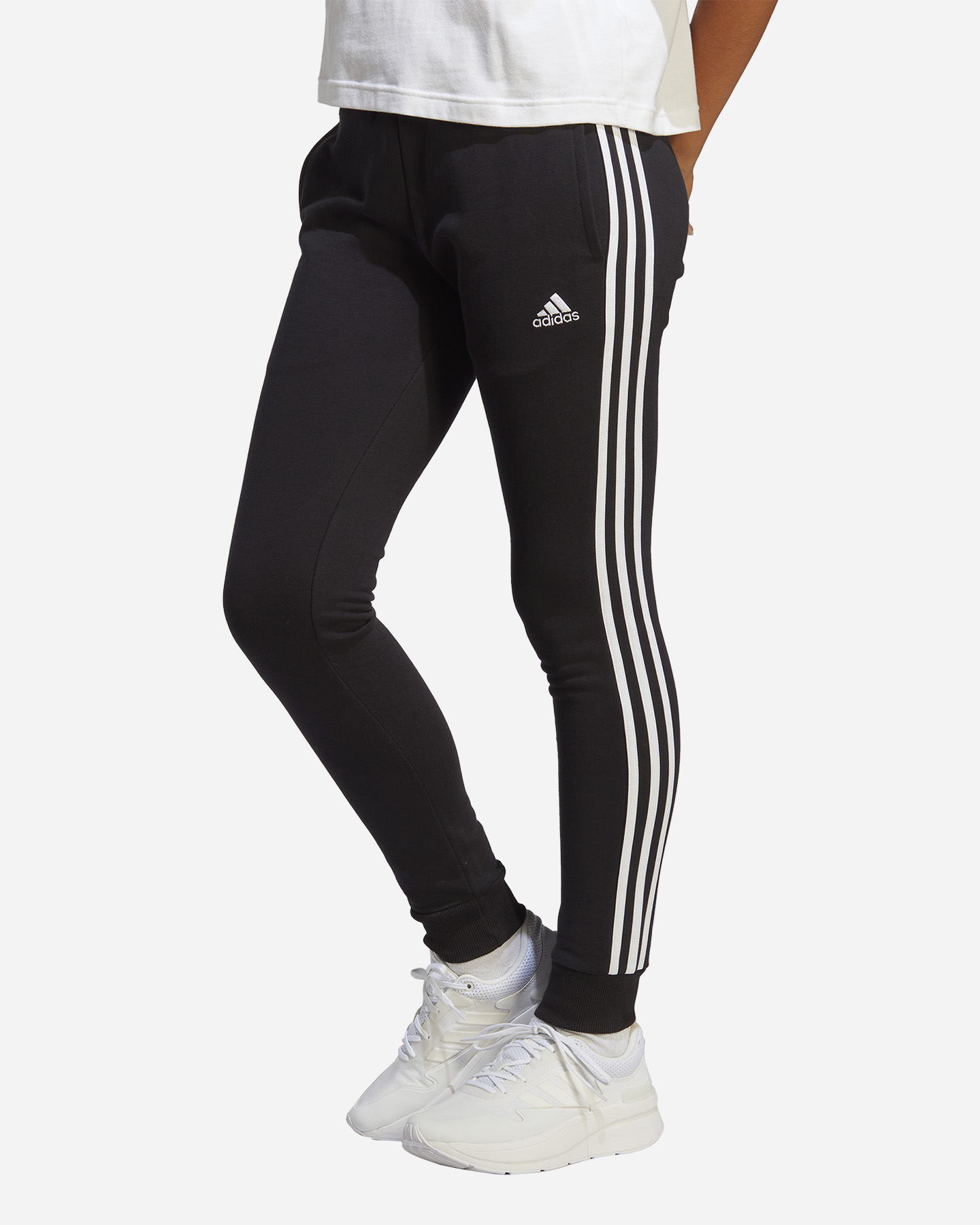 Pantalone ADIDAS 3STRIPES SLIM W - Nero - 1 | Cisalfa Sport
