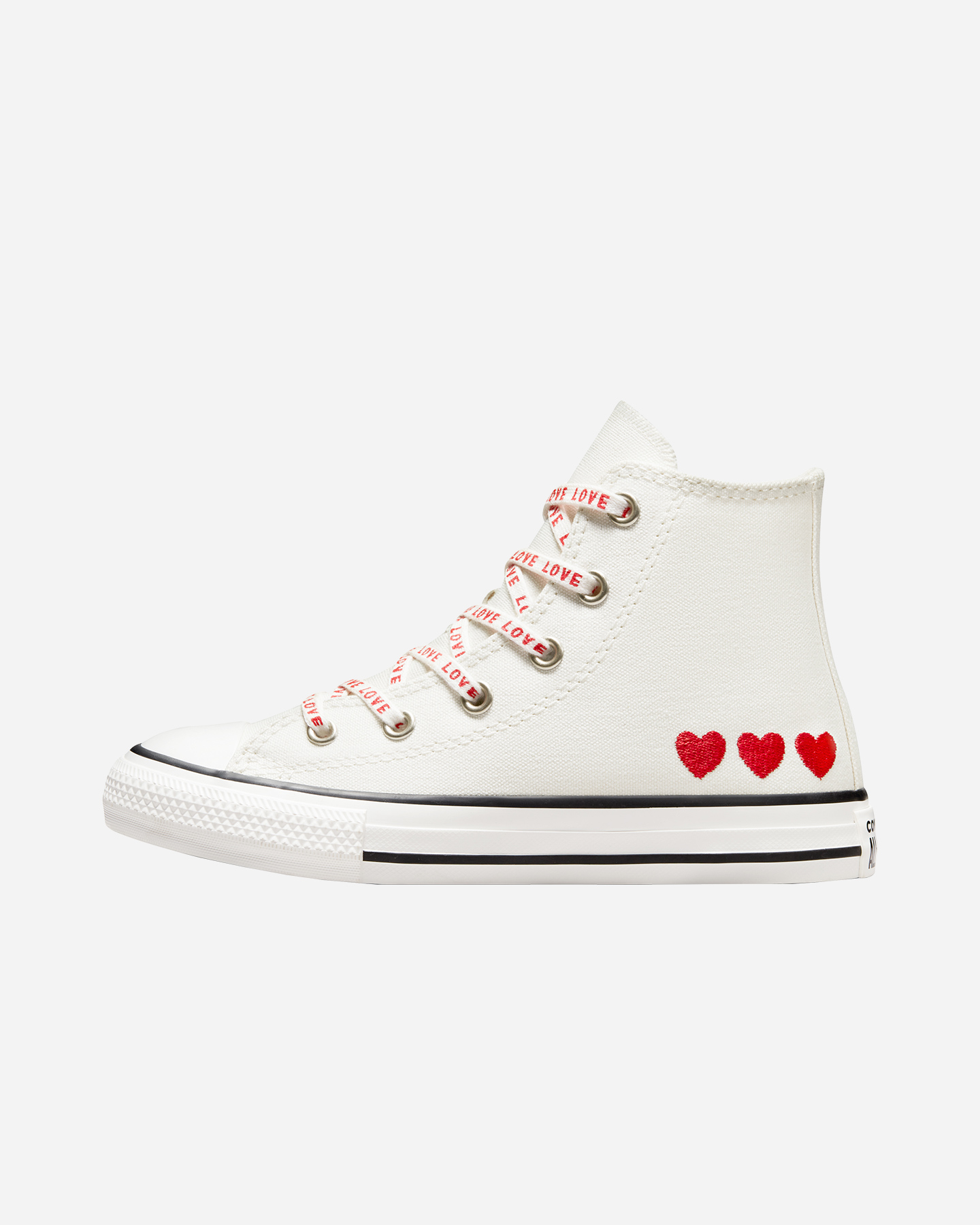 Scarpe sneakers CONVERSE CHUCK TAYLOR ALL STAR HIGH VALENTINO PS JR - Beige - 5 | Cisalfa Sport