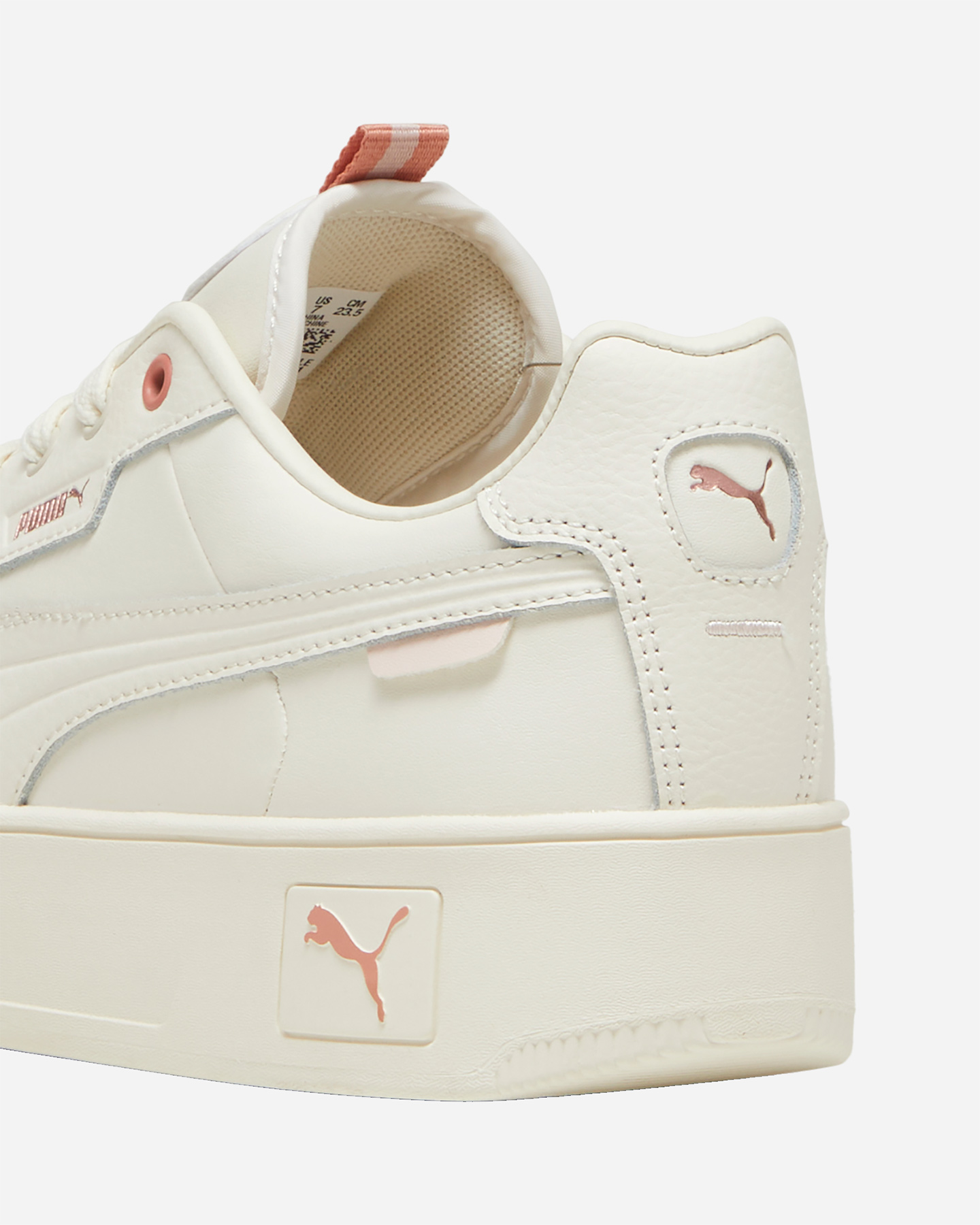 Scarpe sneakers PUMA CARINA STREET LUX W - Beige - 5 | Cisalfa Sport