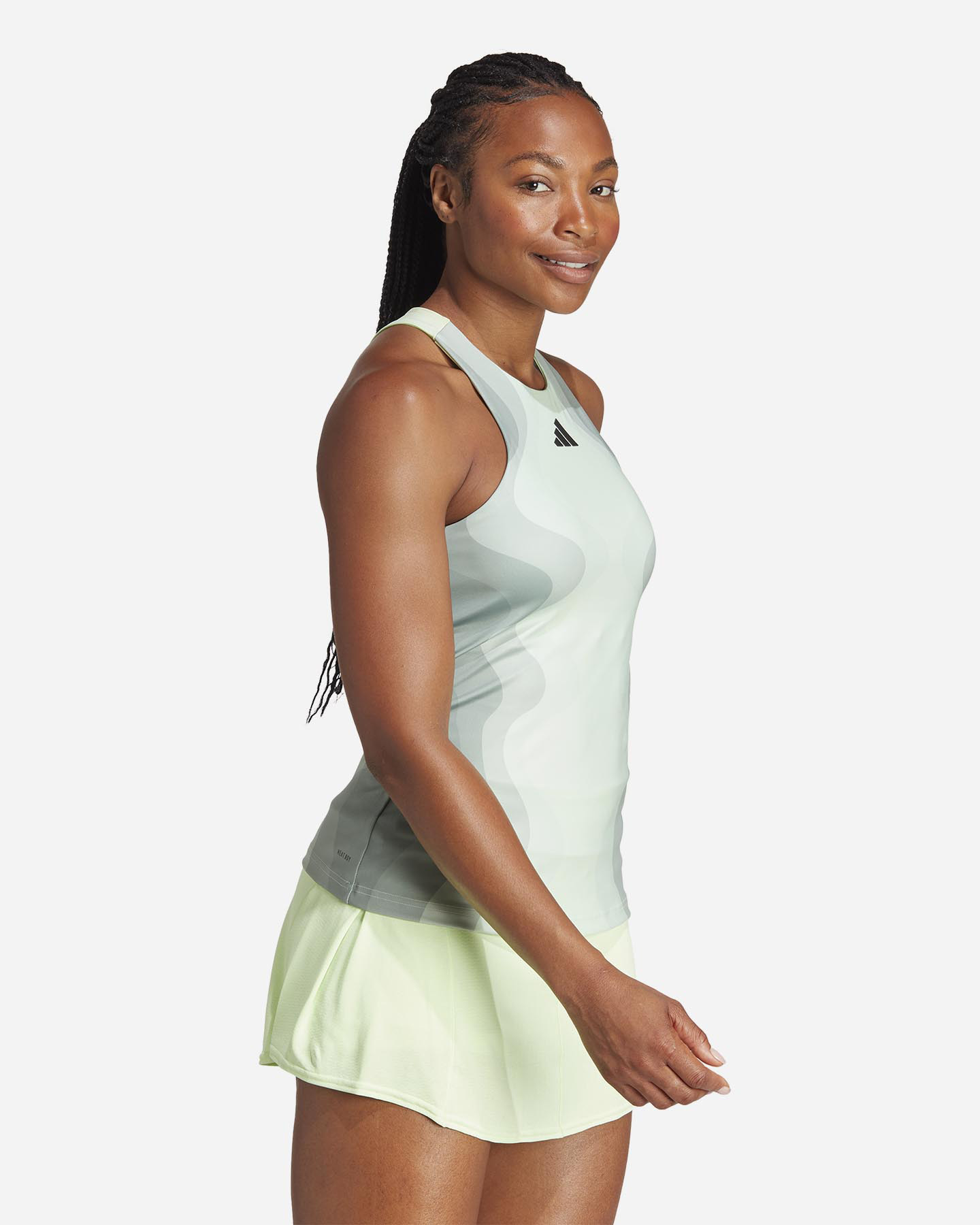 T-shirt tennis ADIDAS AO23 SAKK W - Verde - 3 | Cisalfa Sport