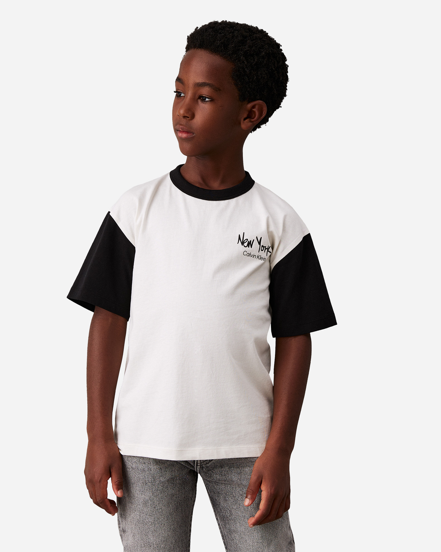 T-shirt CALVIN KLEIN JEANS COLOR BLOCK JR - 0 | Cisalfa Sport