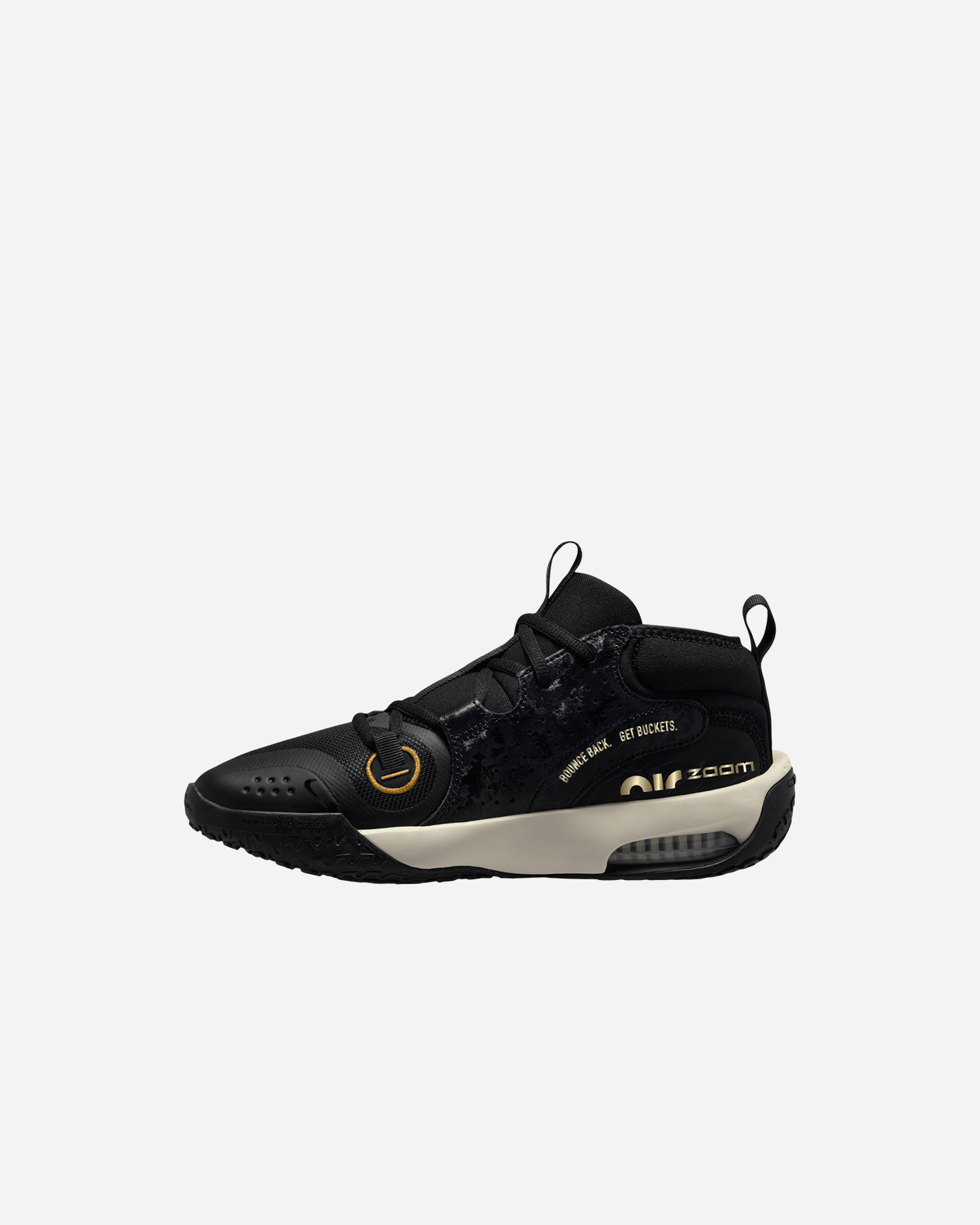 Scarpe basket NIKE AIR ZOOM 2 JR - Nero - 3 | Cisalfa Sport