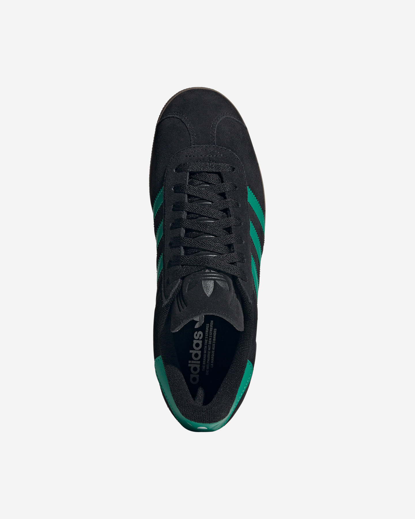 Scarpe sneakers ADIDAS GAZELLE GUM - Nero - 2 | Cisalfa Sport