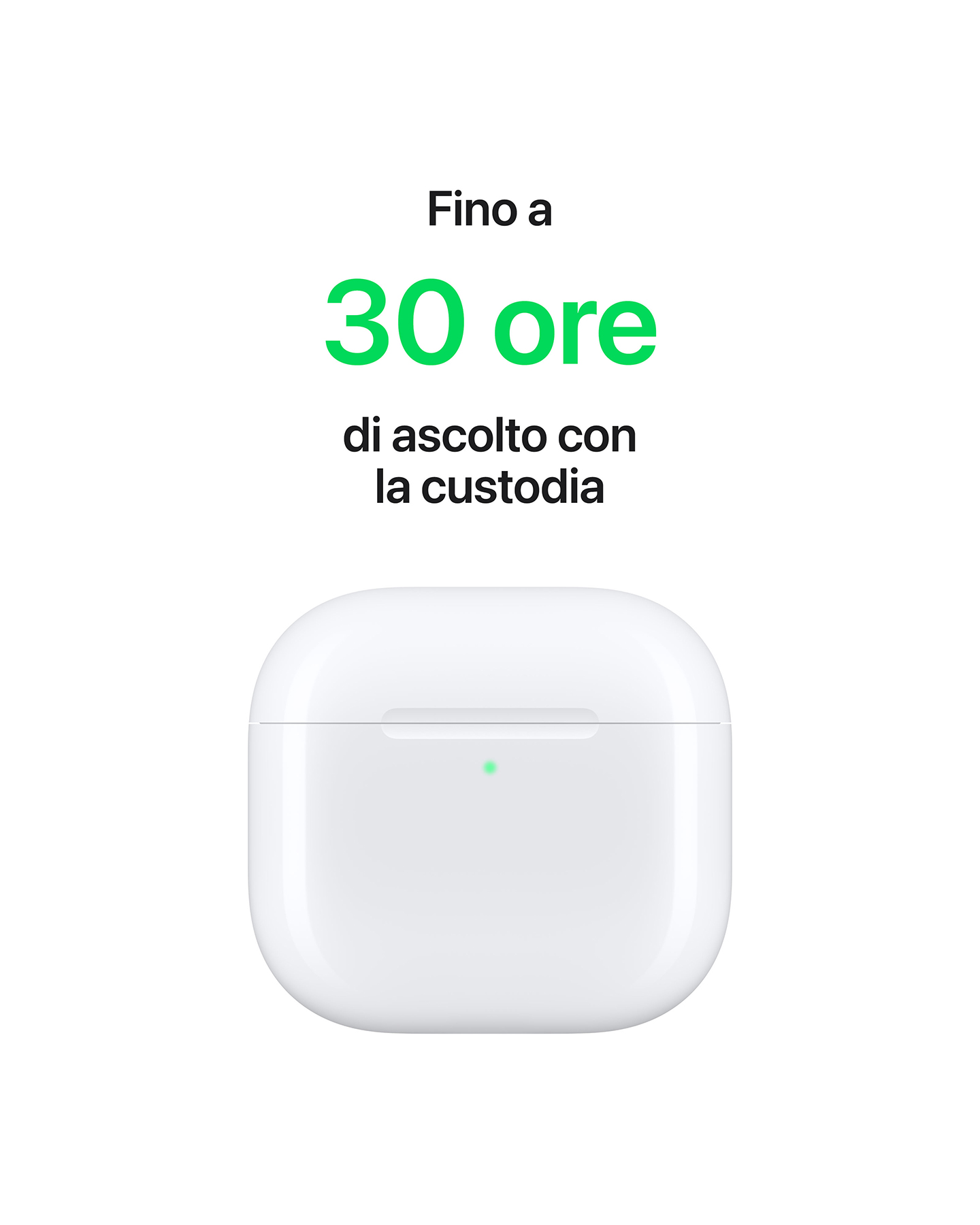 Cuffie audio APPLE AIRPODS 4 WITH ACTIVE NOISE CANCELLATION  - Bianco - 6 | Cisalfa Sport