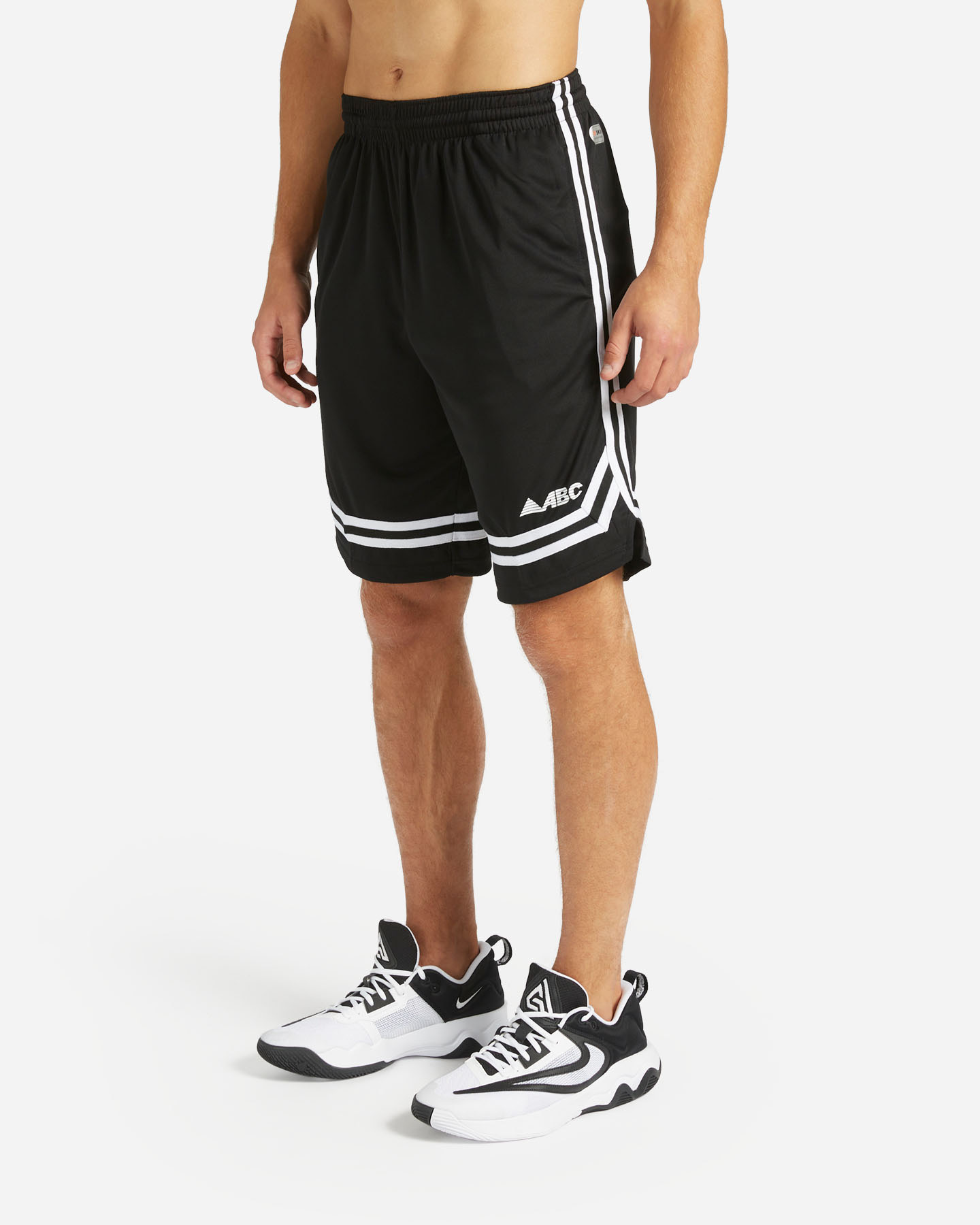Pantaloncini basket ABC TEAMWEAR M - Nero - 2 | Cisalfa Sport
