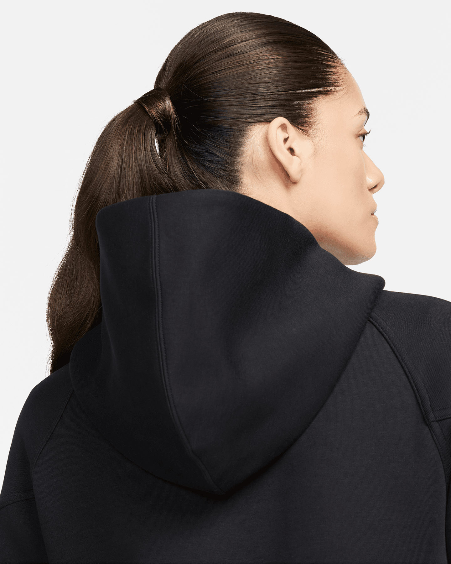 Felpa NIKE TECH FLEECE W - Nero - 4 | Cisalfa Sport