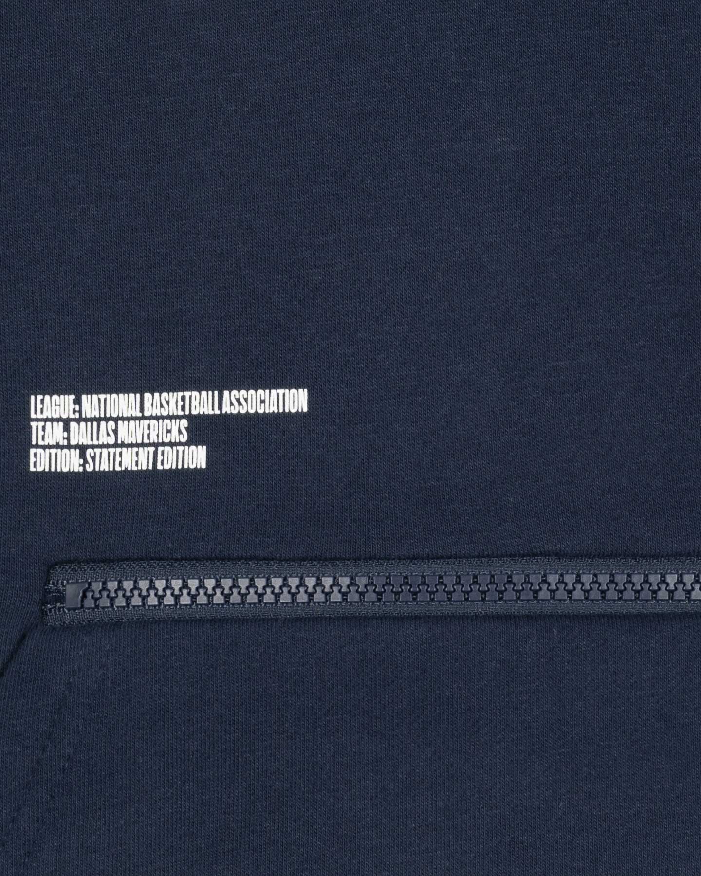 Abbigliamento basket NIKE COURTSIDE S MAVERICKS JR - Blu Navy - 2 | Cisalfa Sport