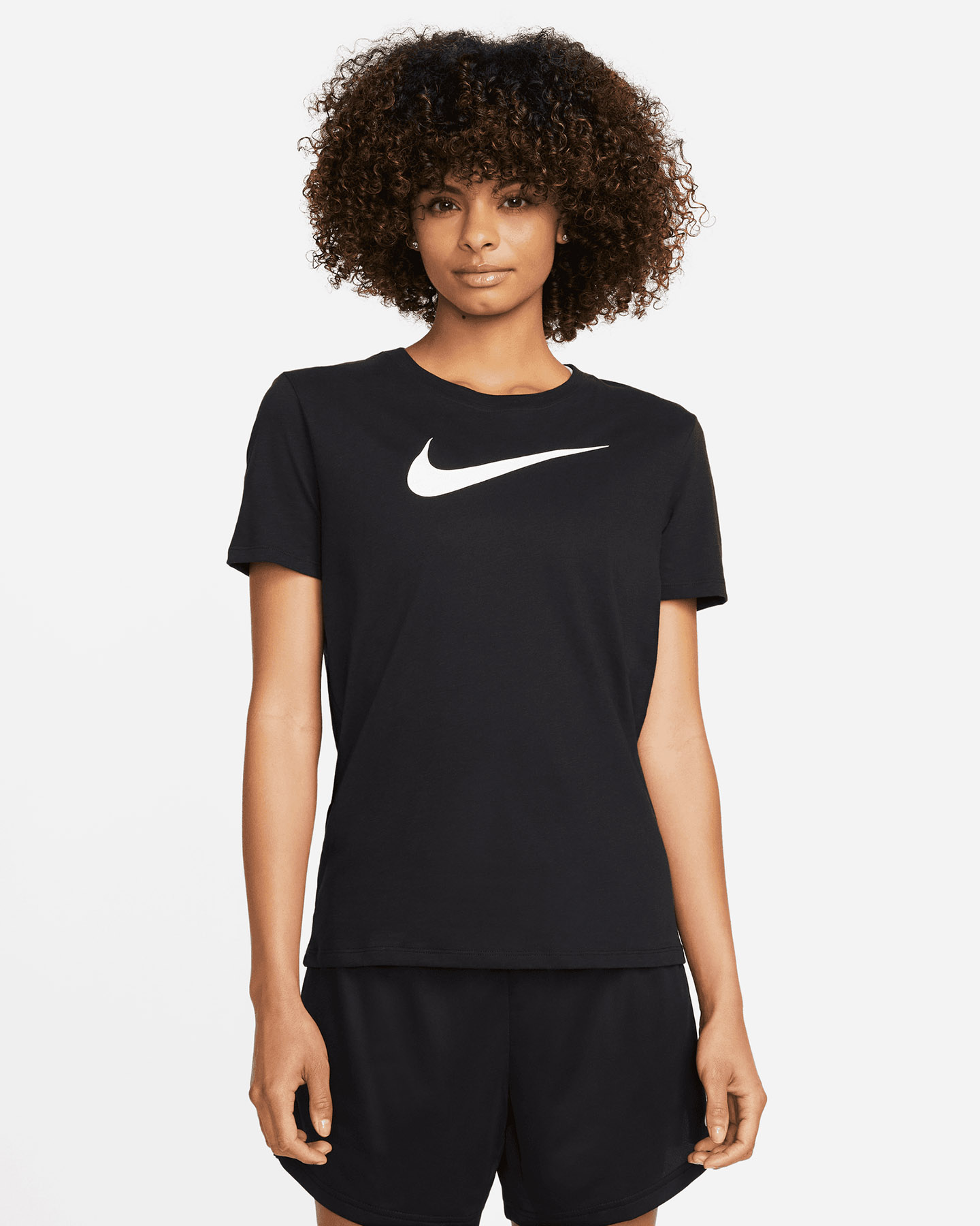 T-shirt training NIKE DRI FIT BIG SWOOSH W - 0 | Cisalfa Sport