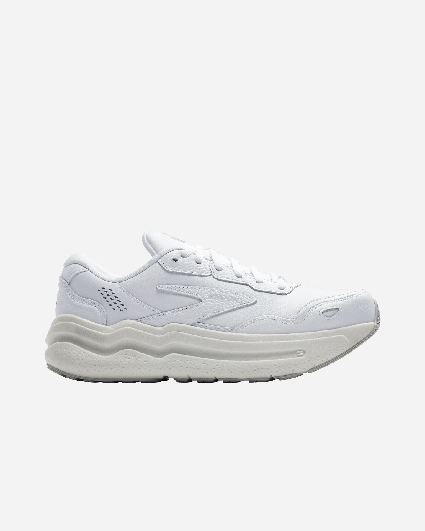 Scarpe running BROOKS GHOST MAX LEATHER W - Bianco - 0 | Cisalfa Sport