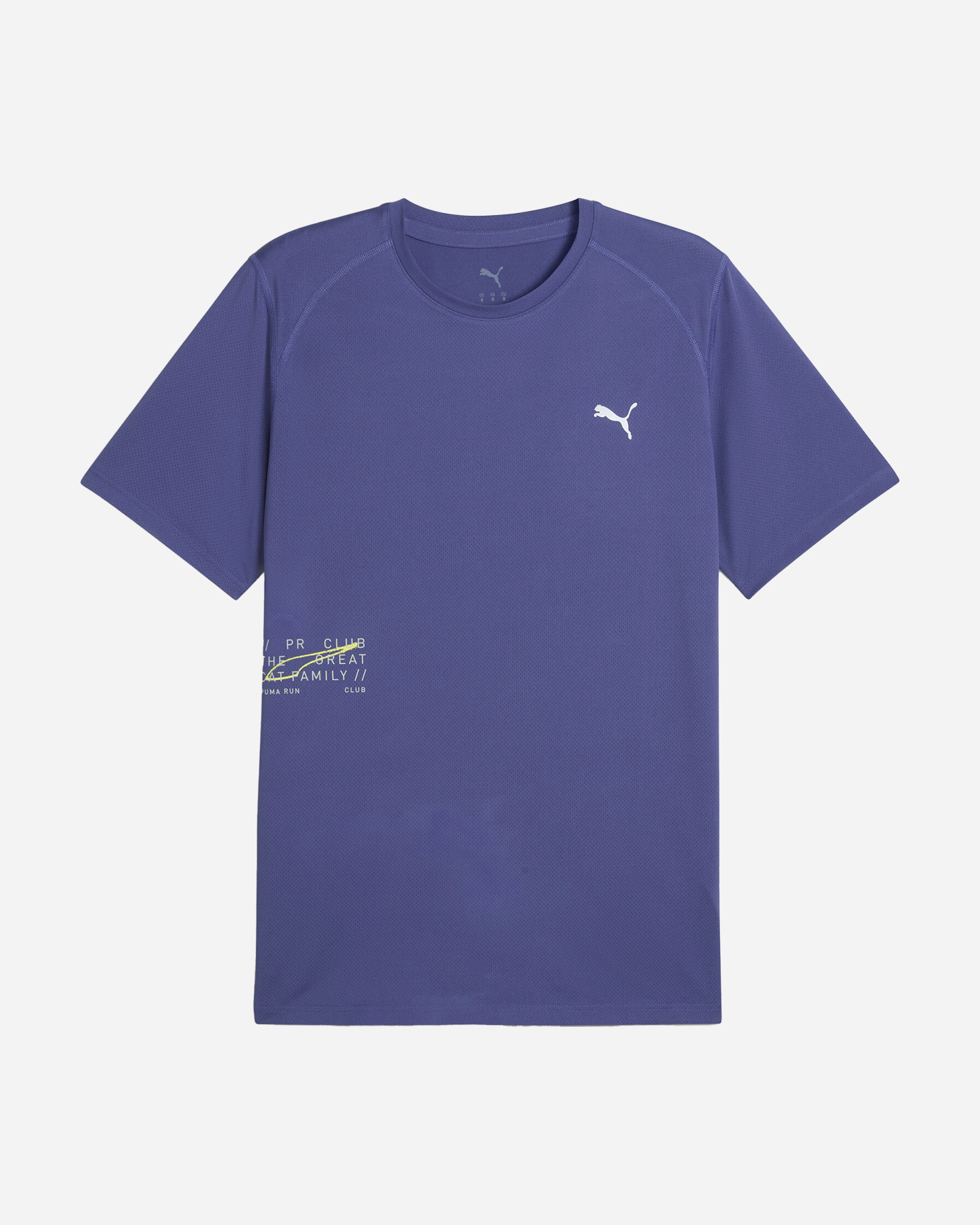 T-shirt running PUMA GRAPHIC MESH M - Blu - 0 | Cisalfa Sport