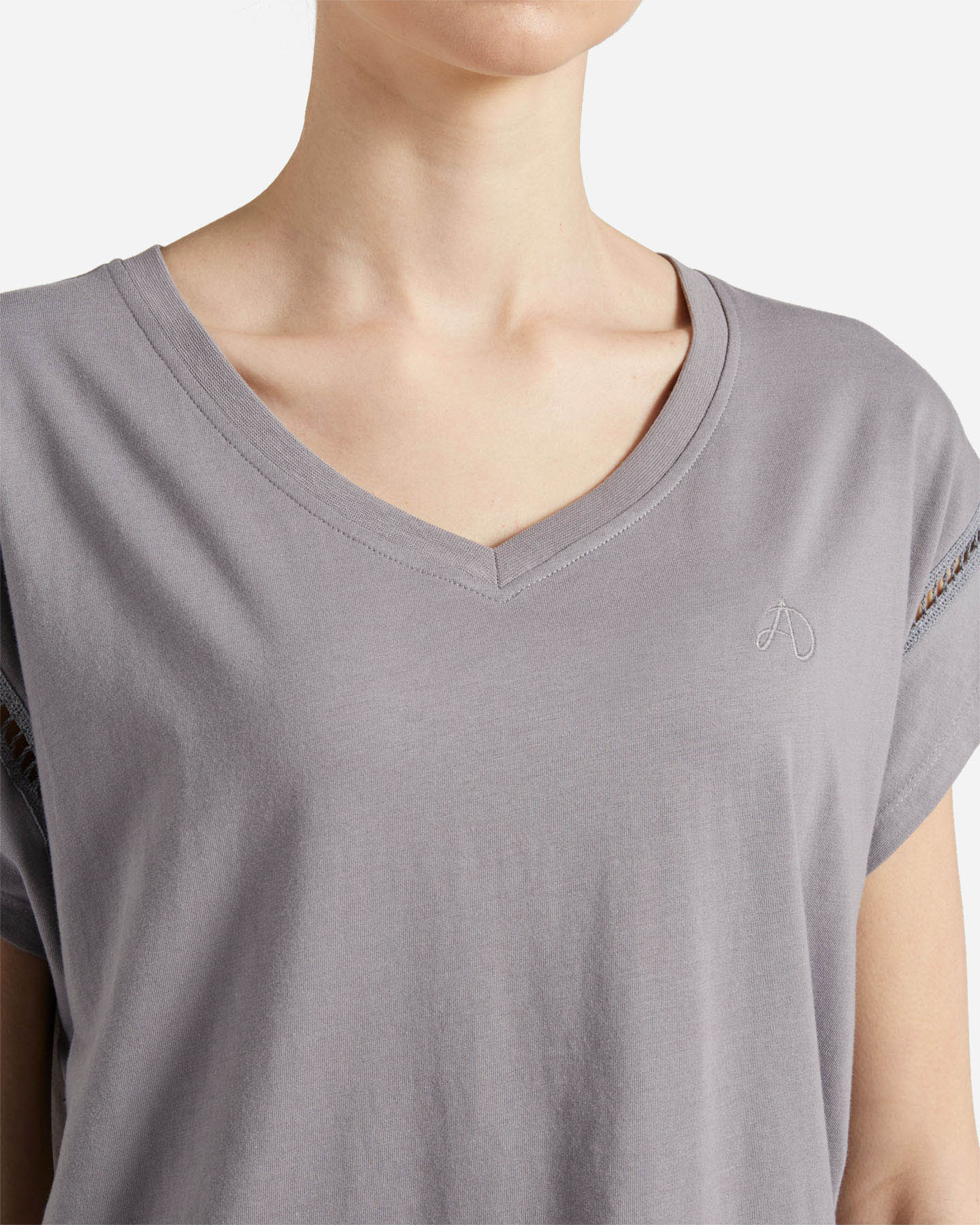 T-shirt ADMIRAL NEW CLASSIC W - Grigio - 4 | Cisalfa Sport