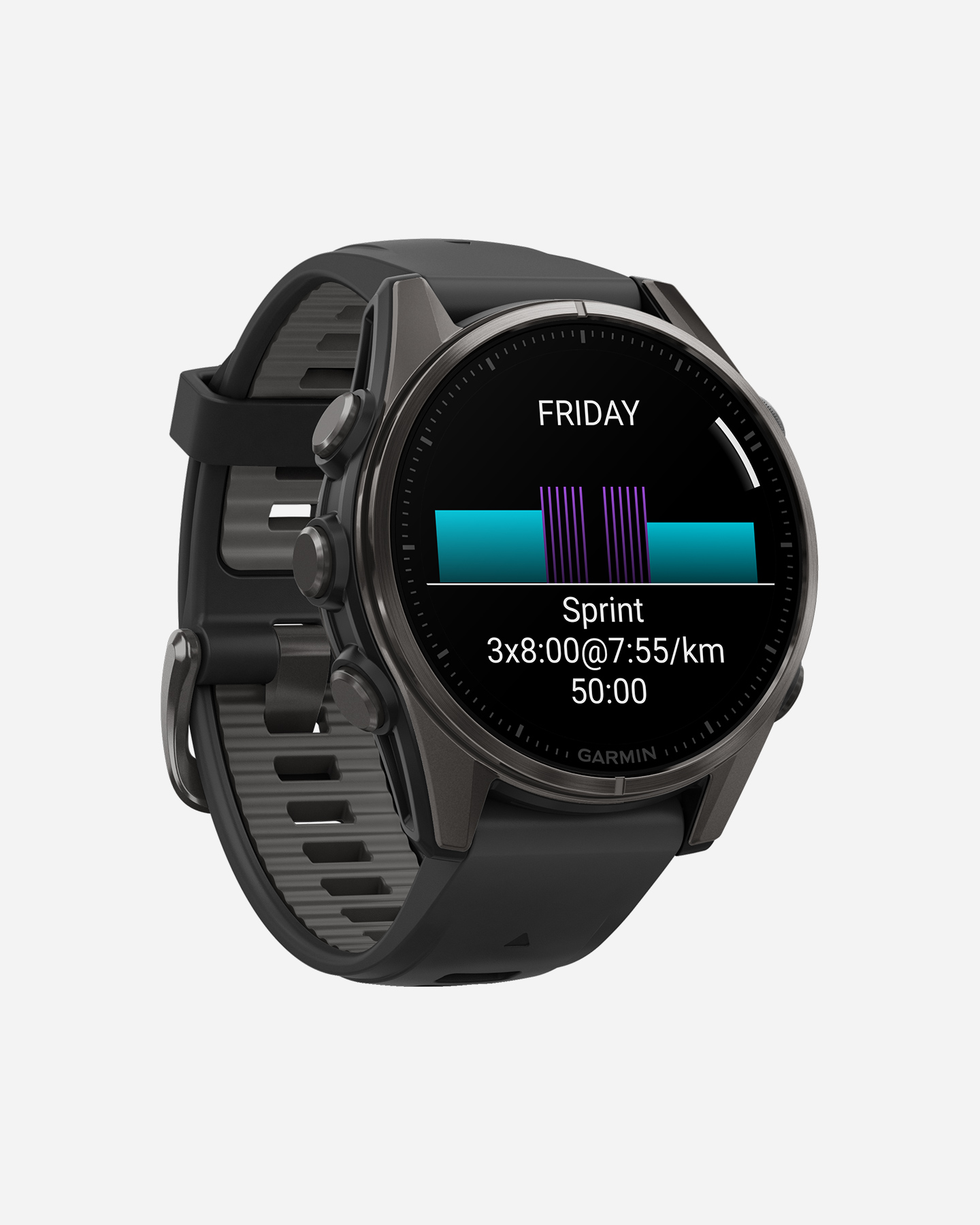 Orologio multifunzione GARMIN FENIX 8 AMOLED 43MM SAPPHIRE - Grigio - 3 | Cisalfa Sport