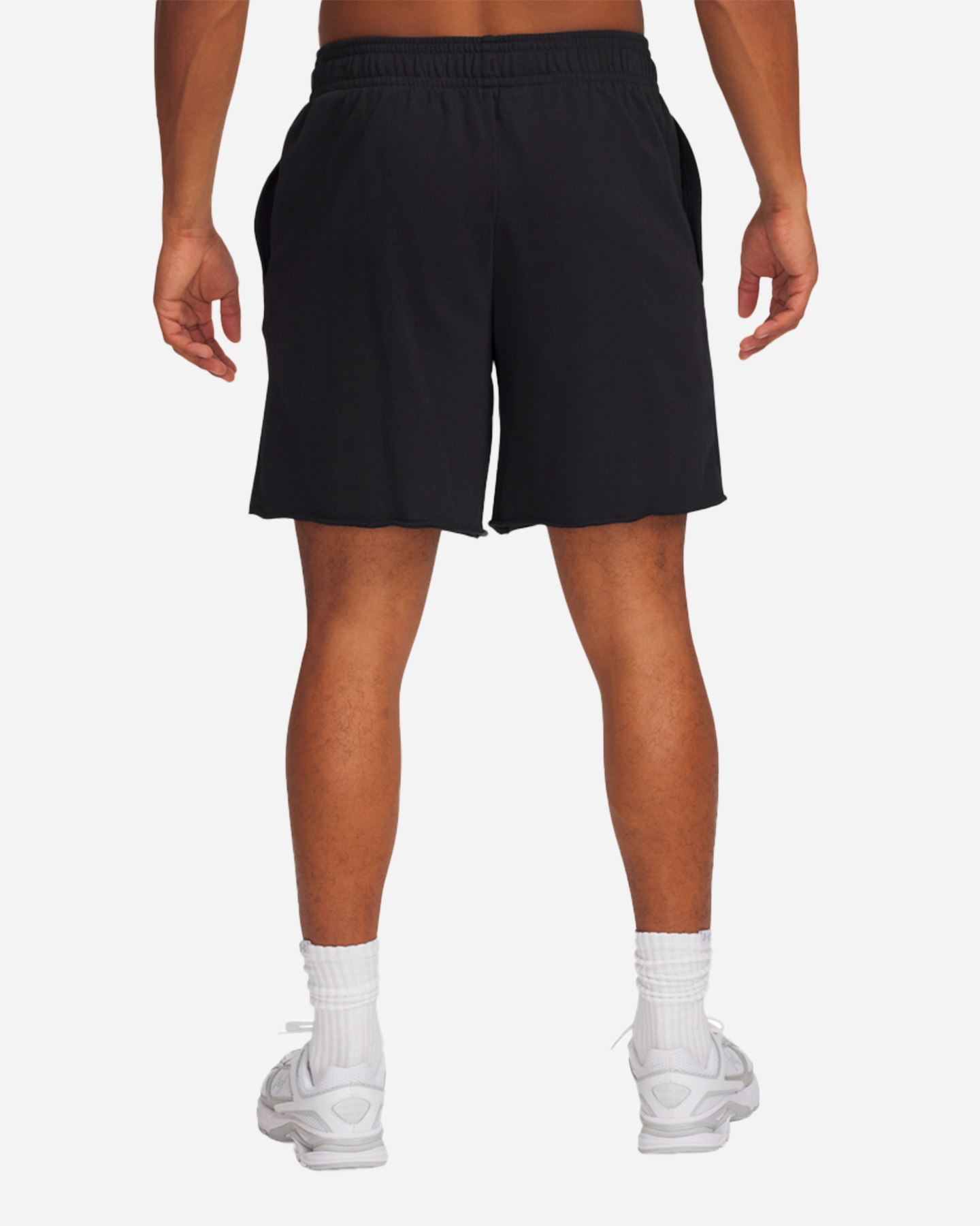 Pantaloncini UNDER ARMOUR RIVAL TERRY LOGO M - Nero - 1 | Cisalfa Sport