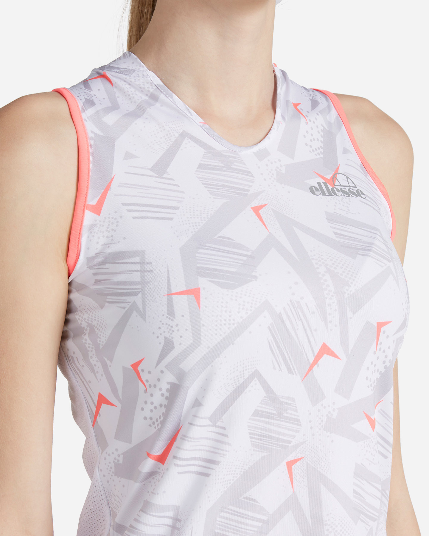 T-shirt tennis ELLESSE PADEL W - Bianco - 4 | Cisalfa Sport