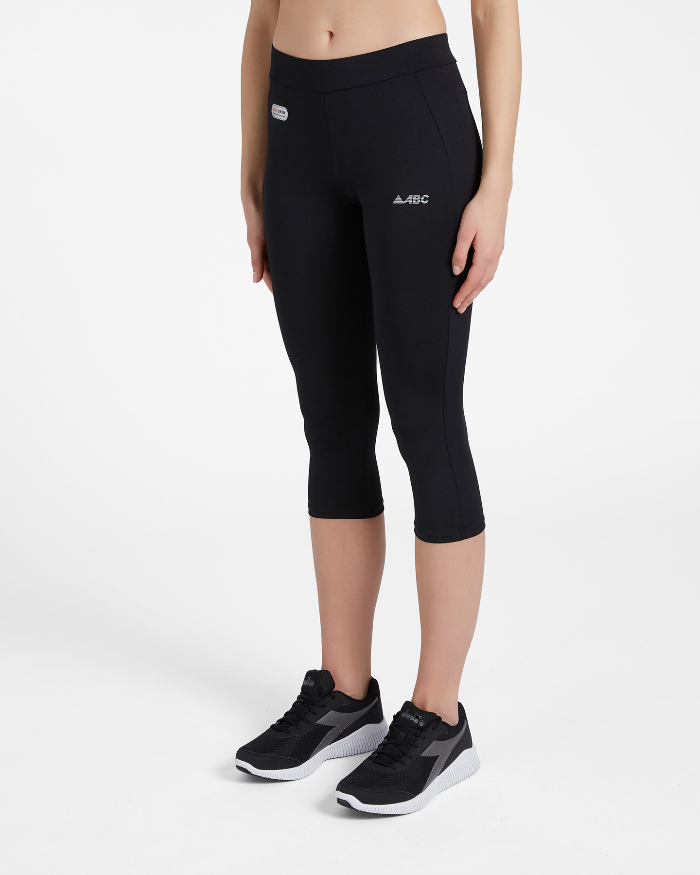 Capri running ABC NEW LOGO W - Nero - 2 | Cisalfa Sport