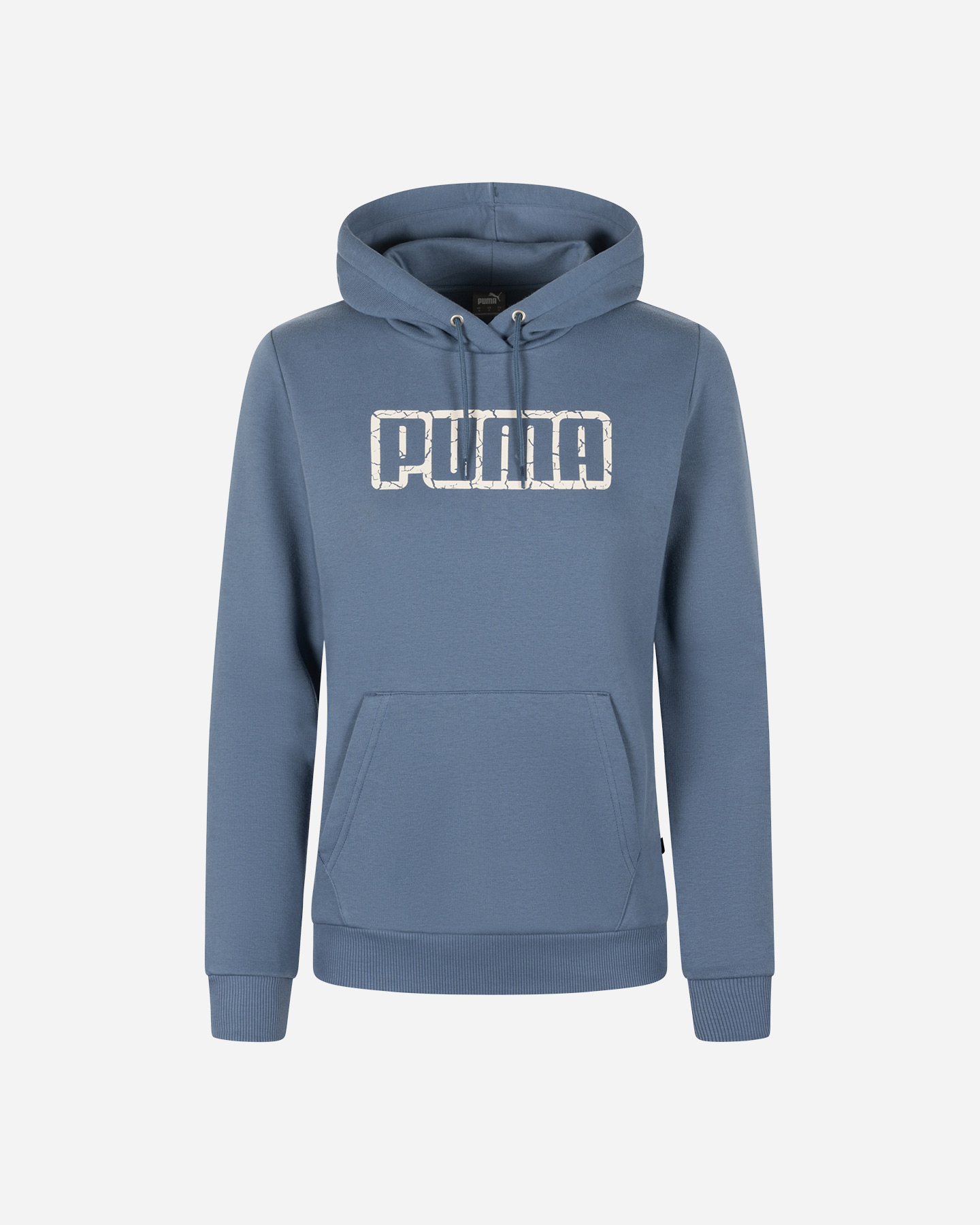 Felpa PUMA CRACKED BIG LOGO W - Blu Navy - 0 | Cisalfa Sport
