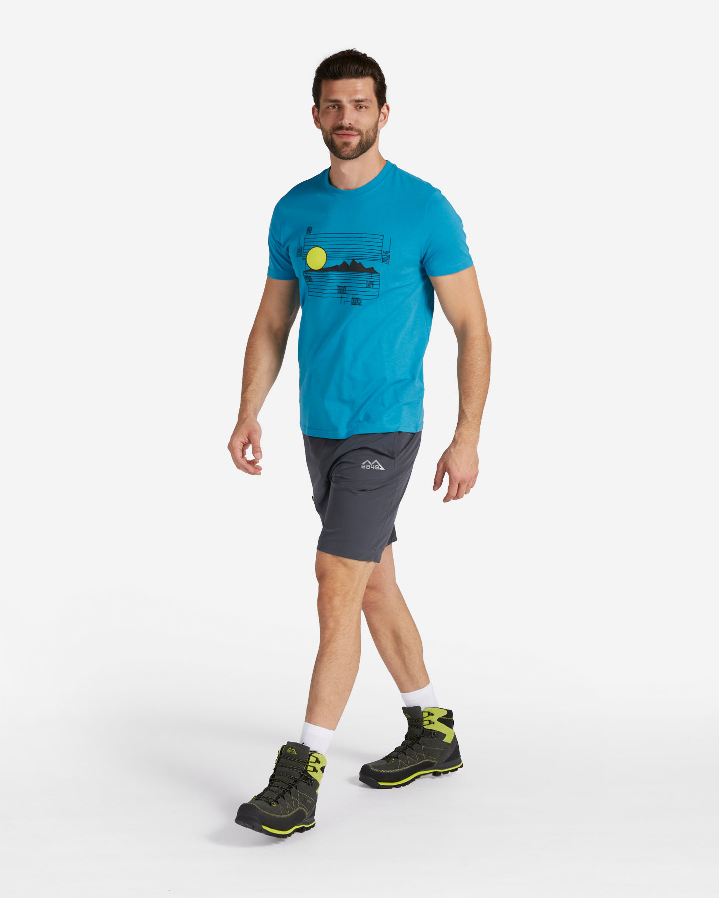 T-shirt 8848 MOUNTAIN ESSENTIAL M - Blu - 3 | Cisalfa Sport