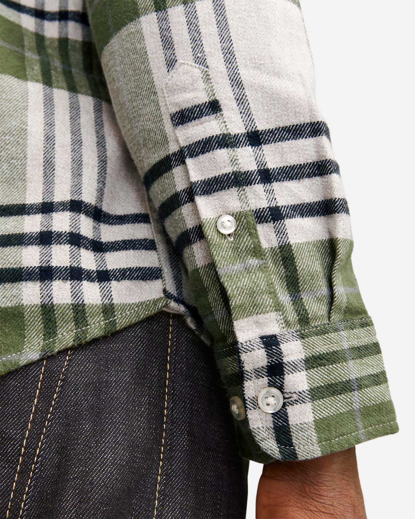Camicia JACK & JONES PRBLUNORRIS M - Verde - 5 | Cisalfa Sport
