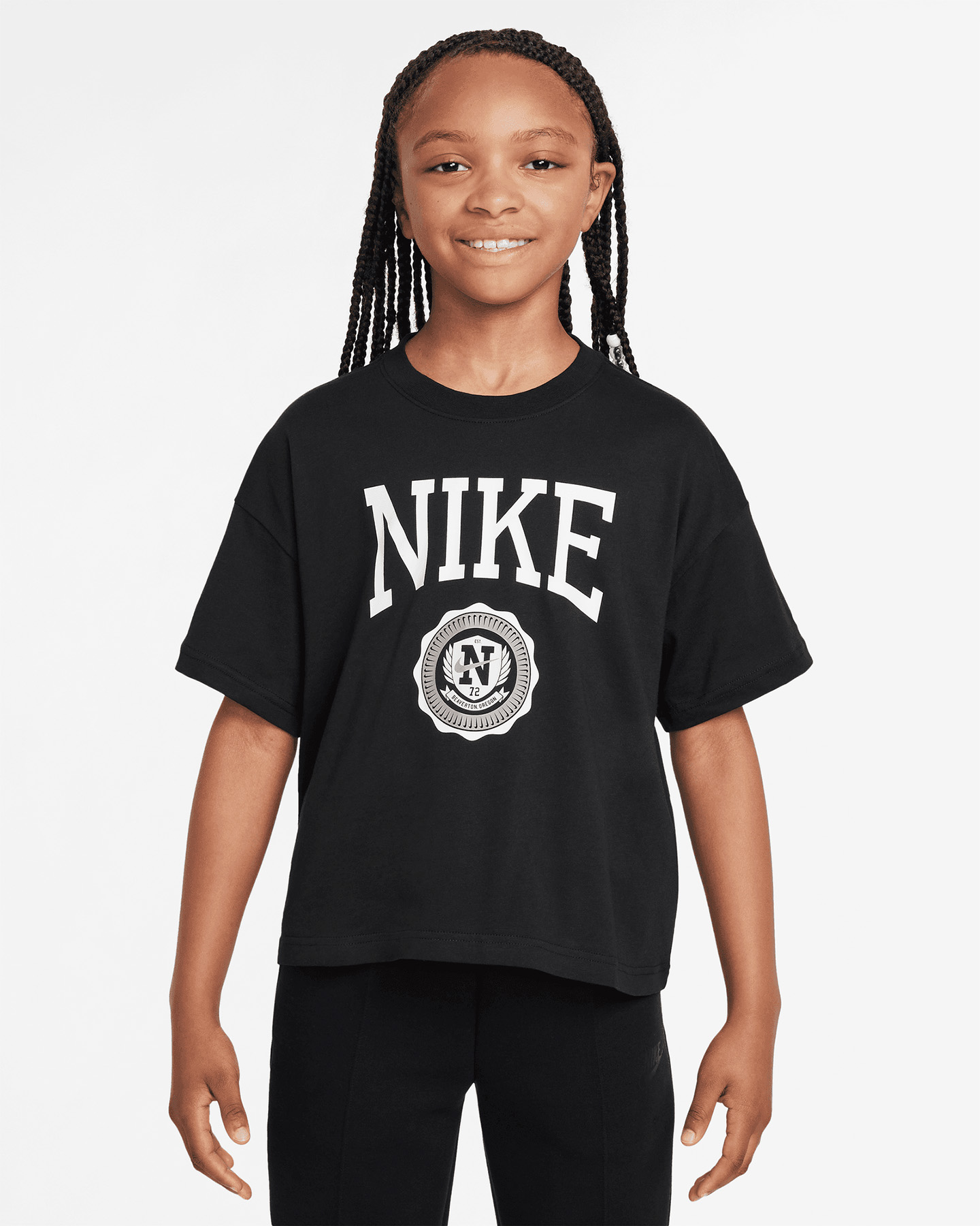 T-shirt NIKE VARSITY JR - Nero - 0 | Cisalfa Sport