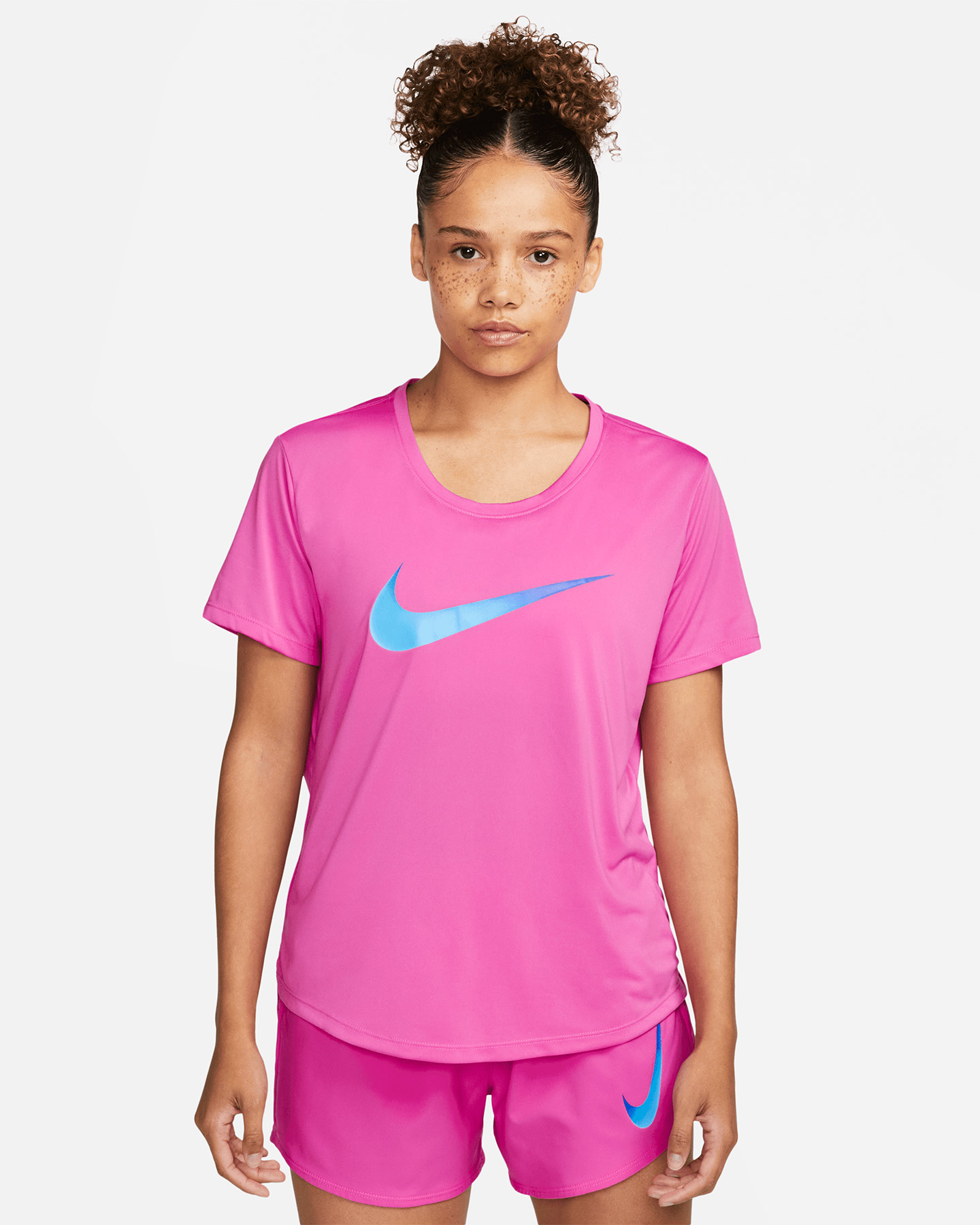 T-shirt running NIKE ONE DRI FIT SWOOSH W - 0 | Cisalfa Sport